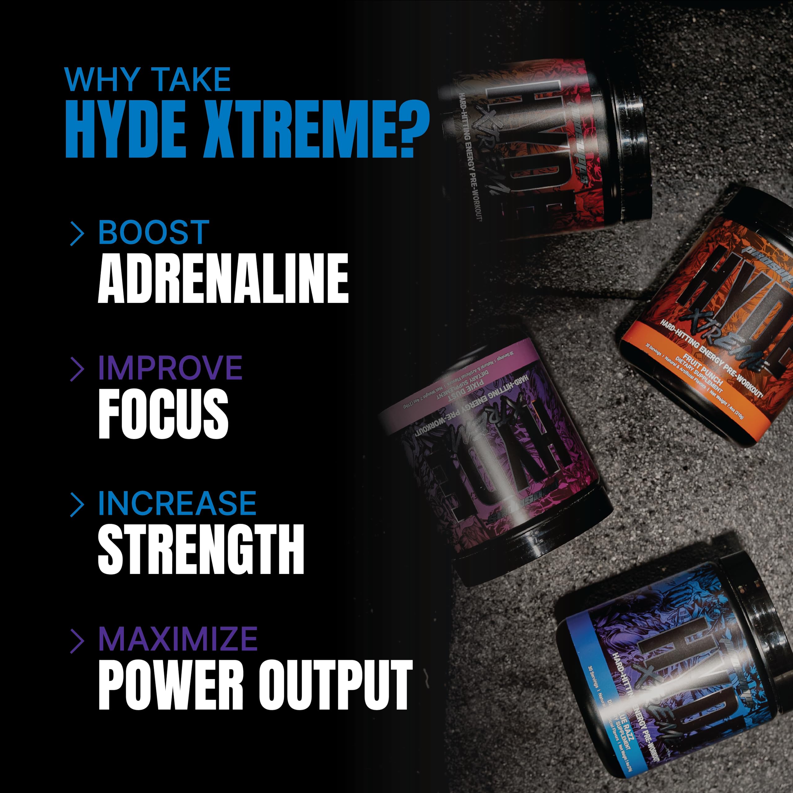 PROSUPPS Mr. Hyde Xtreme Pre-Workout Powder Energy Drink - Intense Sustained Energy PROSUPPS buy supplements canada