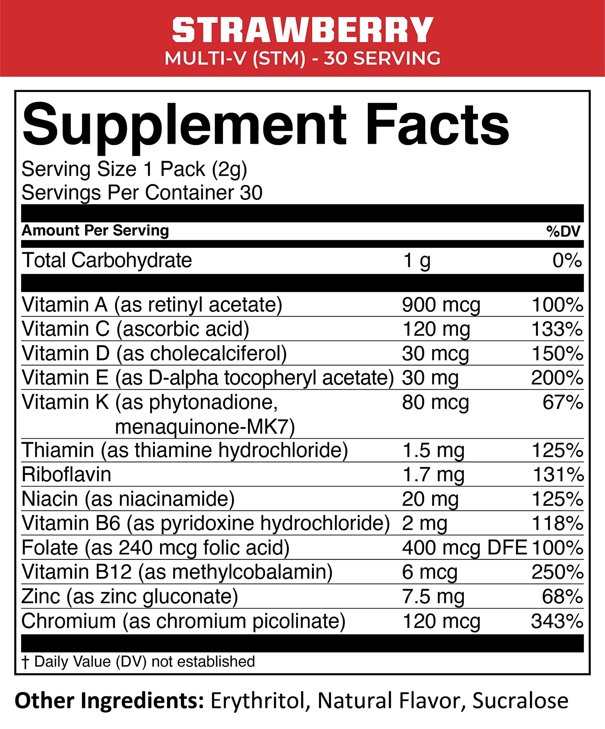 MTN OPS Multi‑V STM On‑the‑Go Daily Multivitamin for Men, Women & Kids – Straight‑to‑Mouth Vitamin C D3 B Zinc Packs – Gluten Free, Natural Flavors, 30 Servings MTN OPS buy supplements canada