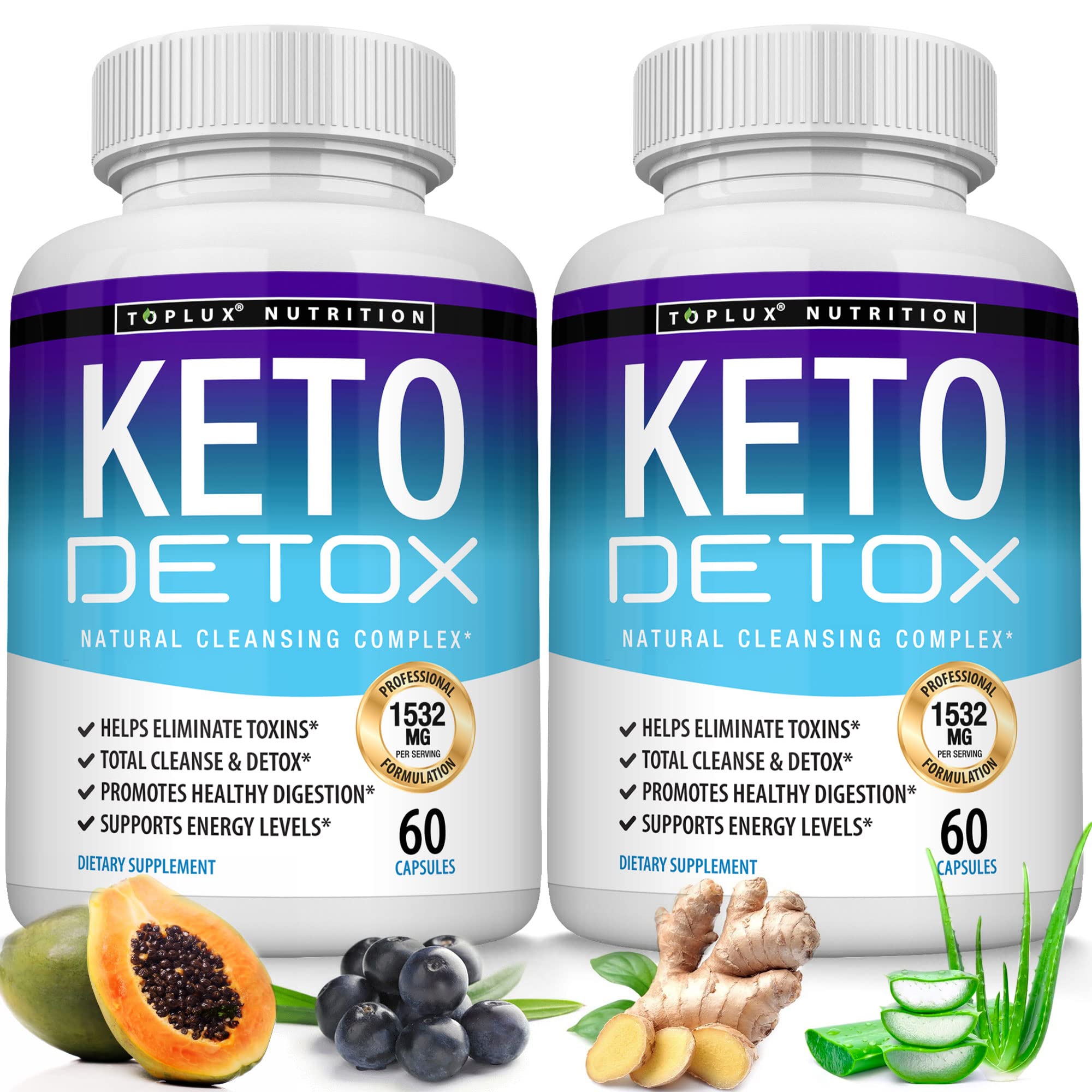 Toplux Keto Detox Pills Advanced Cleansing Extract – 1532 Mg Natural Acai Colon Toplux buy supplements canada