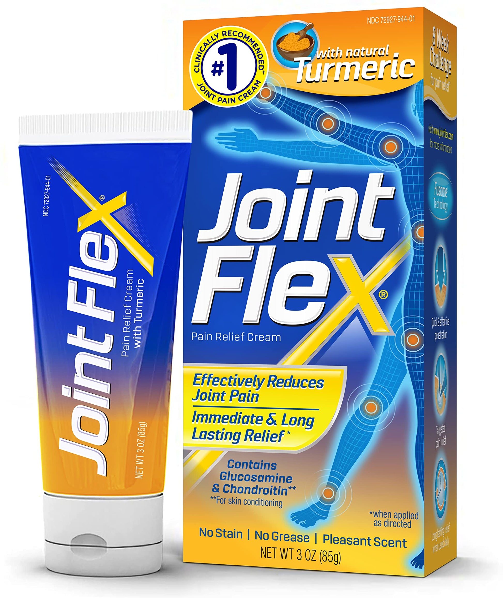 JOINTFLEX Pain Relief Cream with Turmeric, Arthritis Pain Relief, Joint Pain Relief, 3 Ounce Tube JointFlex buy supplements canada