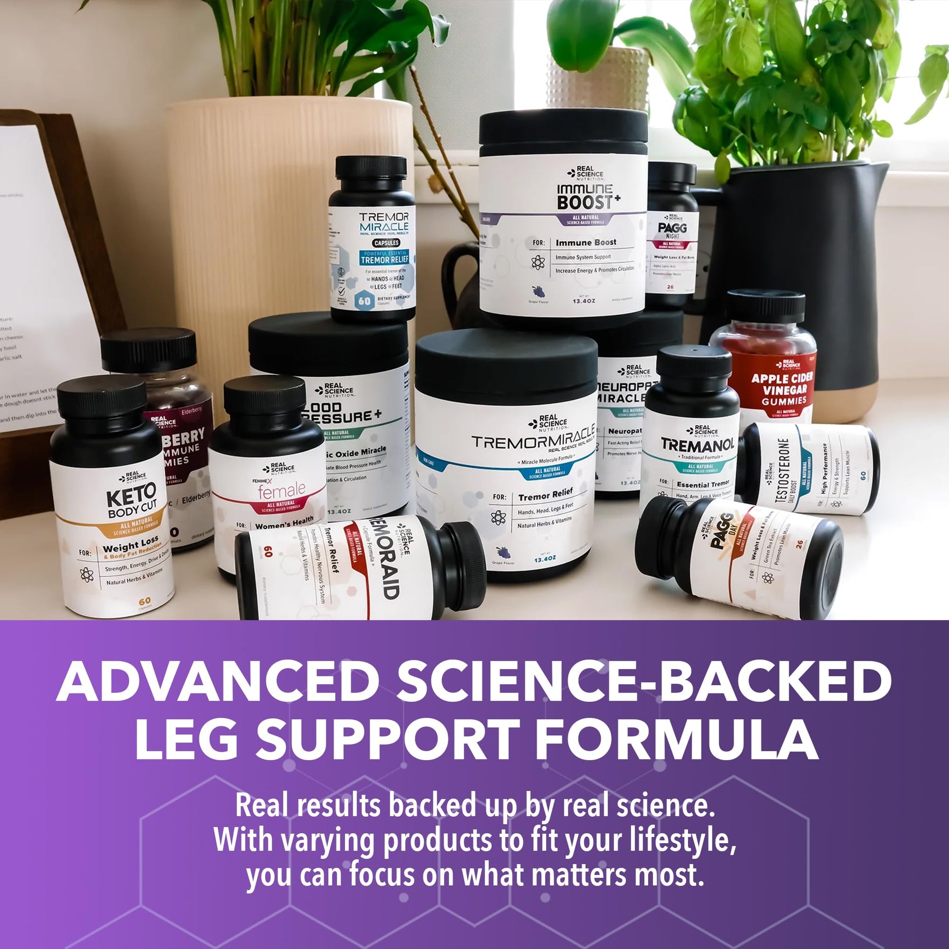 Real Science LegEase Miracle – All Natural Restless Legs Syndrome Relief & Leg Cramp Supplement with Vitamins C, D, K, B6, B12 + Nitric Oxide Support – Sleep & Circulation Aid – Made in USA, 60 Caps Real Science Nutrition buy supplements canada