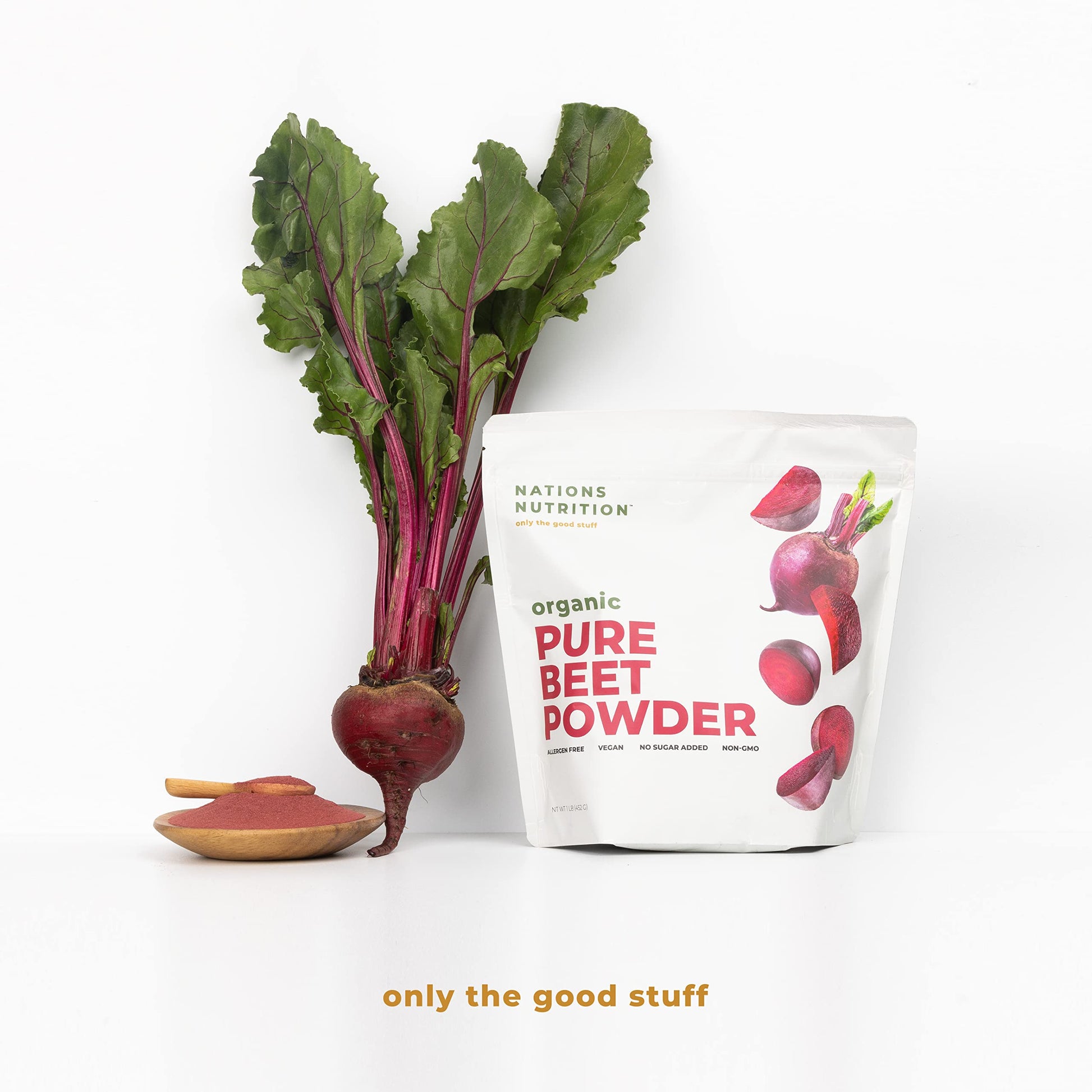 Nations Nutrition Pure Beet Root Powder Organic - Nitric Oxide Circulation Superfood Nations Nutrition buy supplements canada