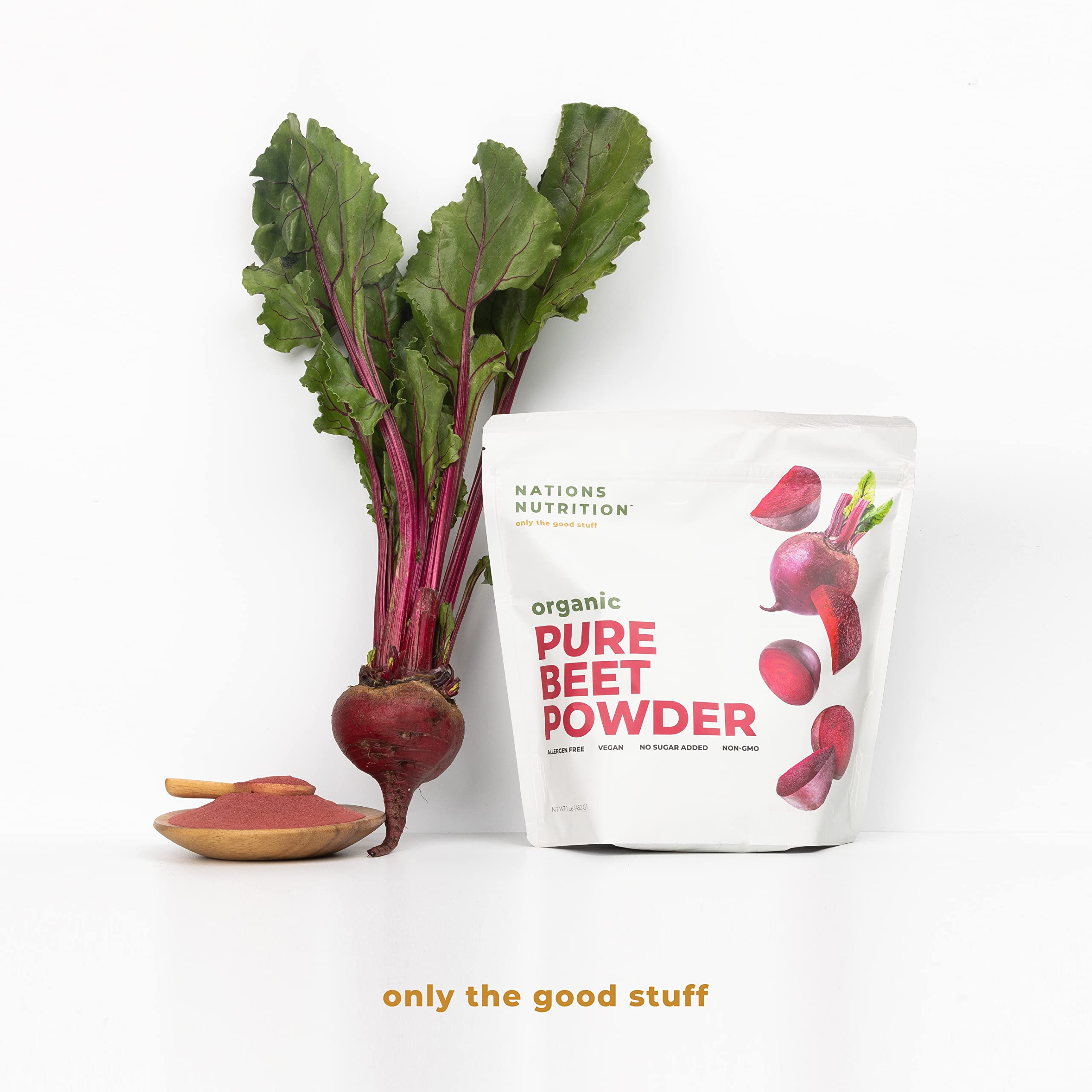 Nations Nutrition Pure Beet Root Powder Organic - Nitric Oxide Circulation Superfood Nations Nutrition buy supplements canada