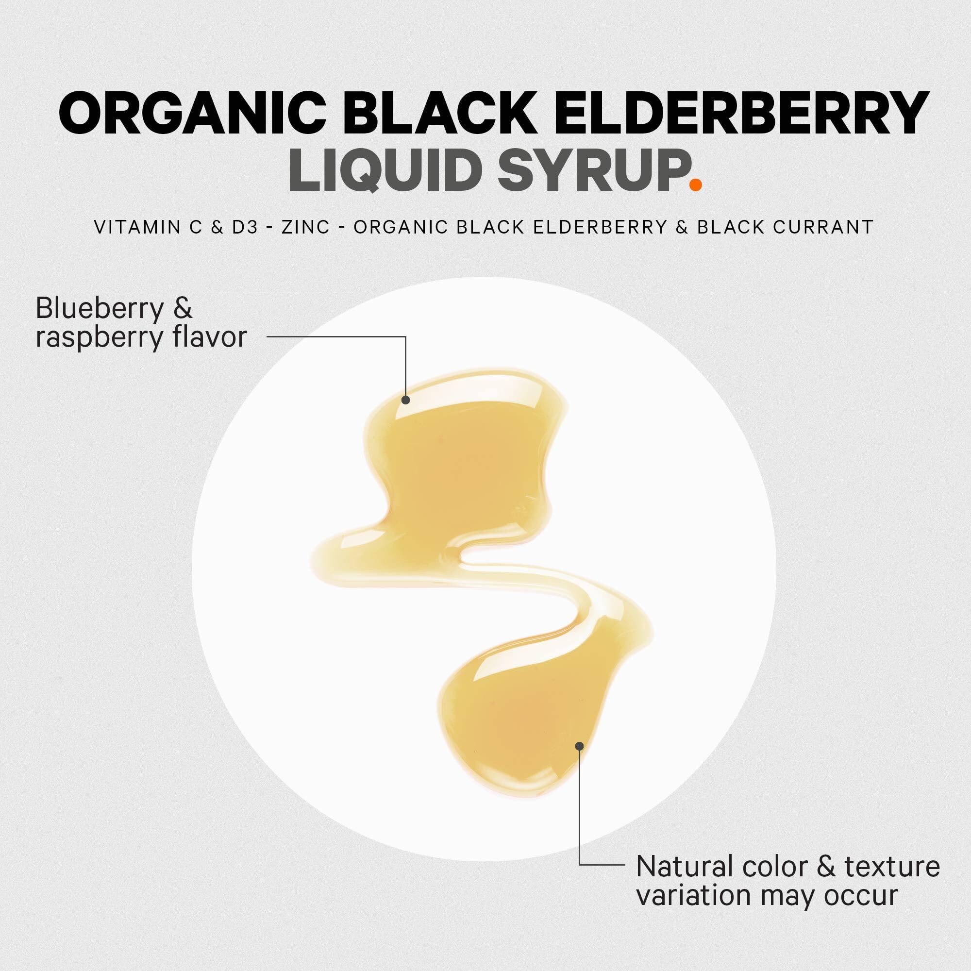 Codeage Elderberry Vitamins Pro - Organic Black Elderberry Liquid Drops - Vitamin C, D3, Zinc, Black Currant - 2-Month Supply - Black Sambucus Liquid - Supplement for Adults & Kids - 4 fl oz Codeage buy supplements canada