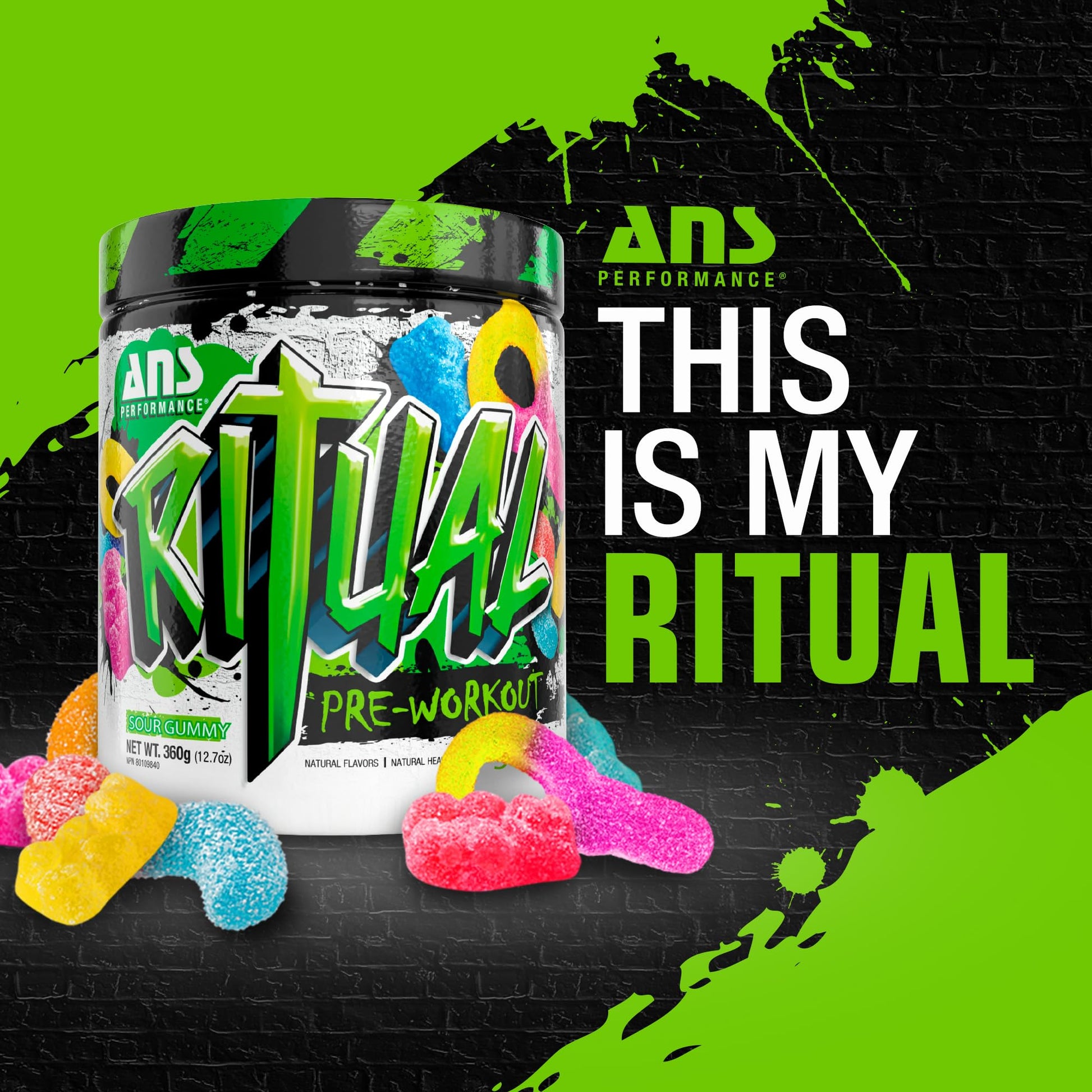 ANS Performance Ritual Pre Workout (30 Servings, 12.7 oz) - Complete Preworkout Formula ANS Performance buy supplements canada