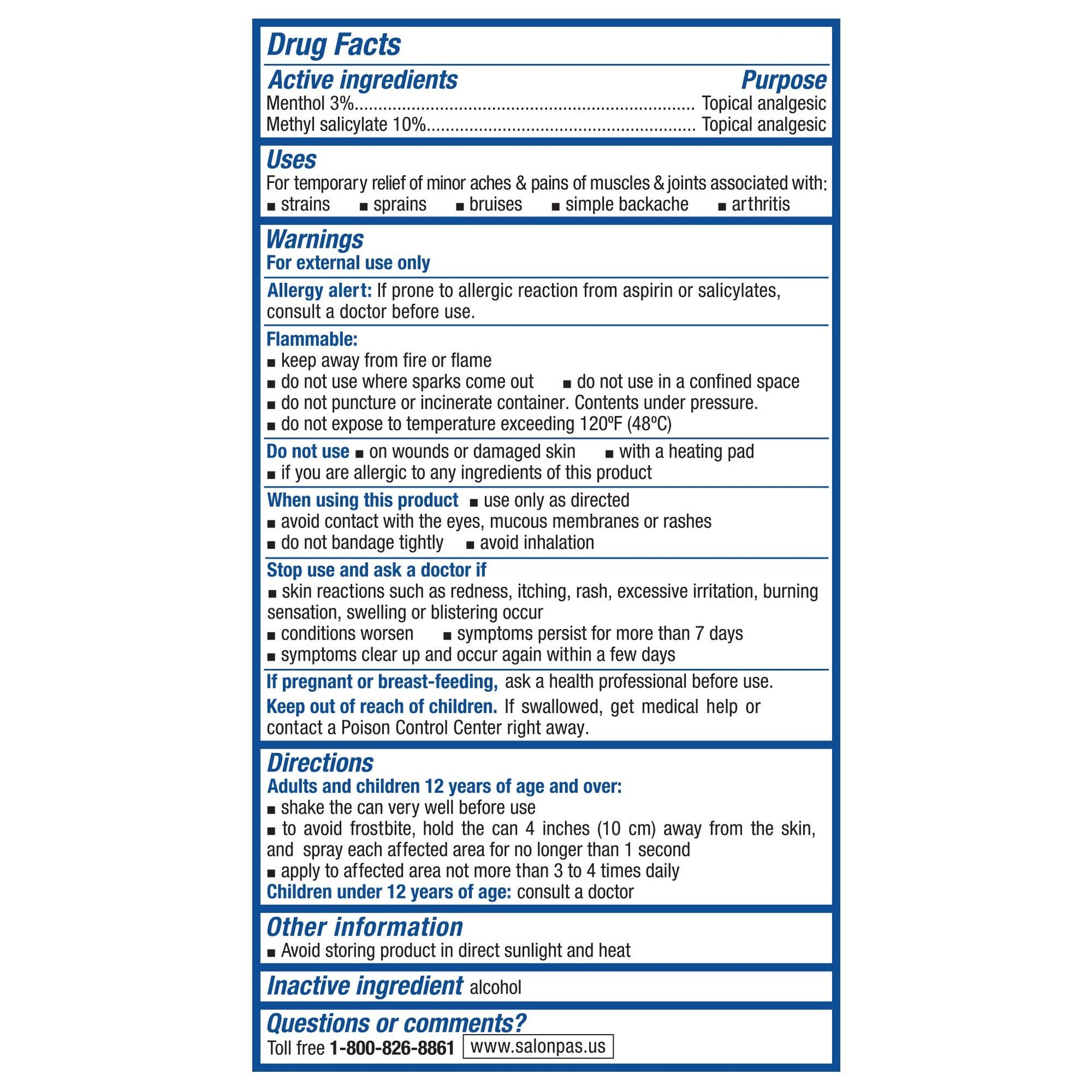 Salonpas Pain Relief Jet Spray 4z - Pack of 2 Salonpas buy supplements canada