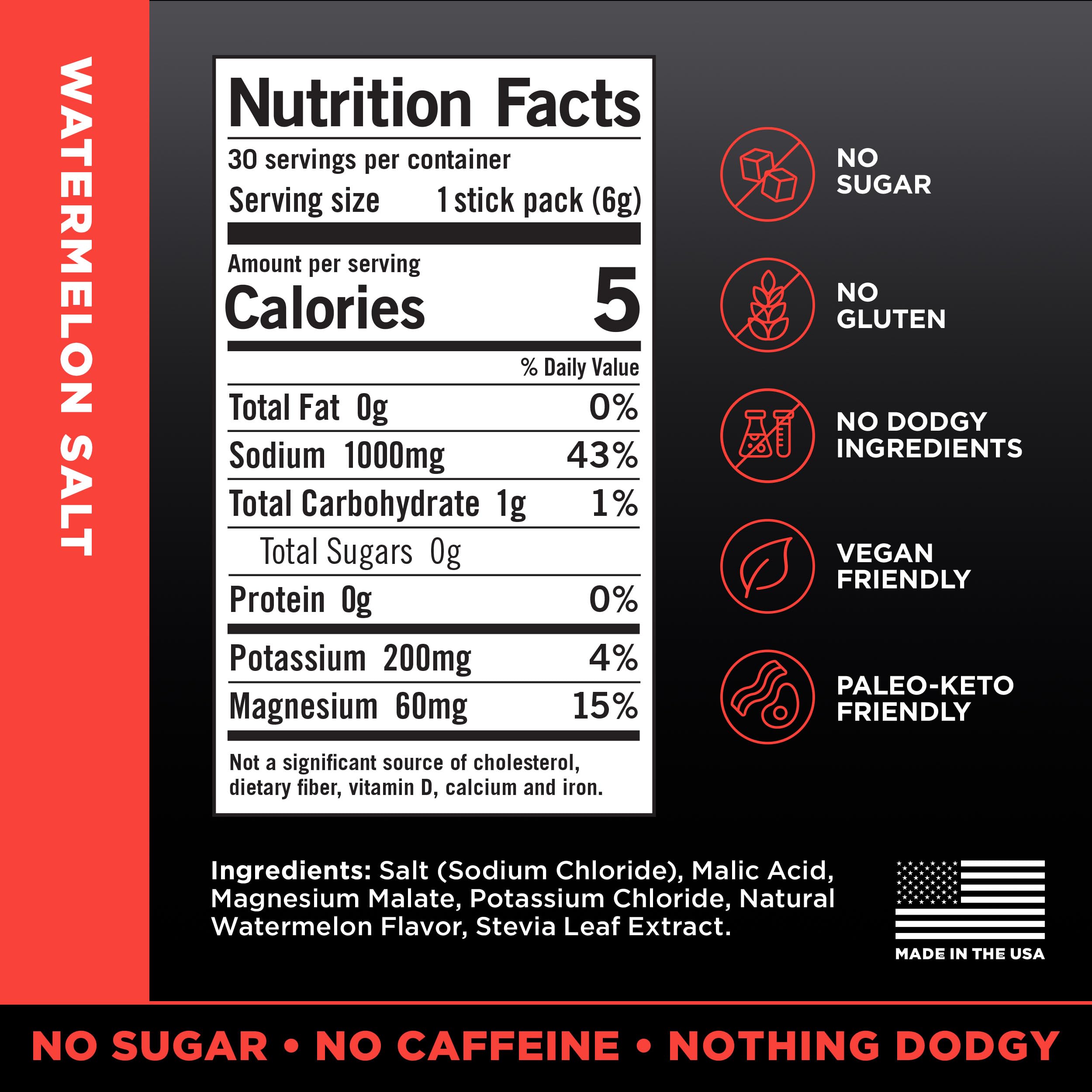 LMNT Zero Sugar Electrolytes - Watermelon Salt | Drink Mix | 30-Count Drink LMNT buy supplements canada
