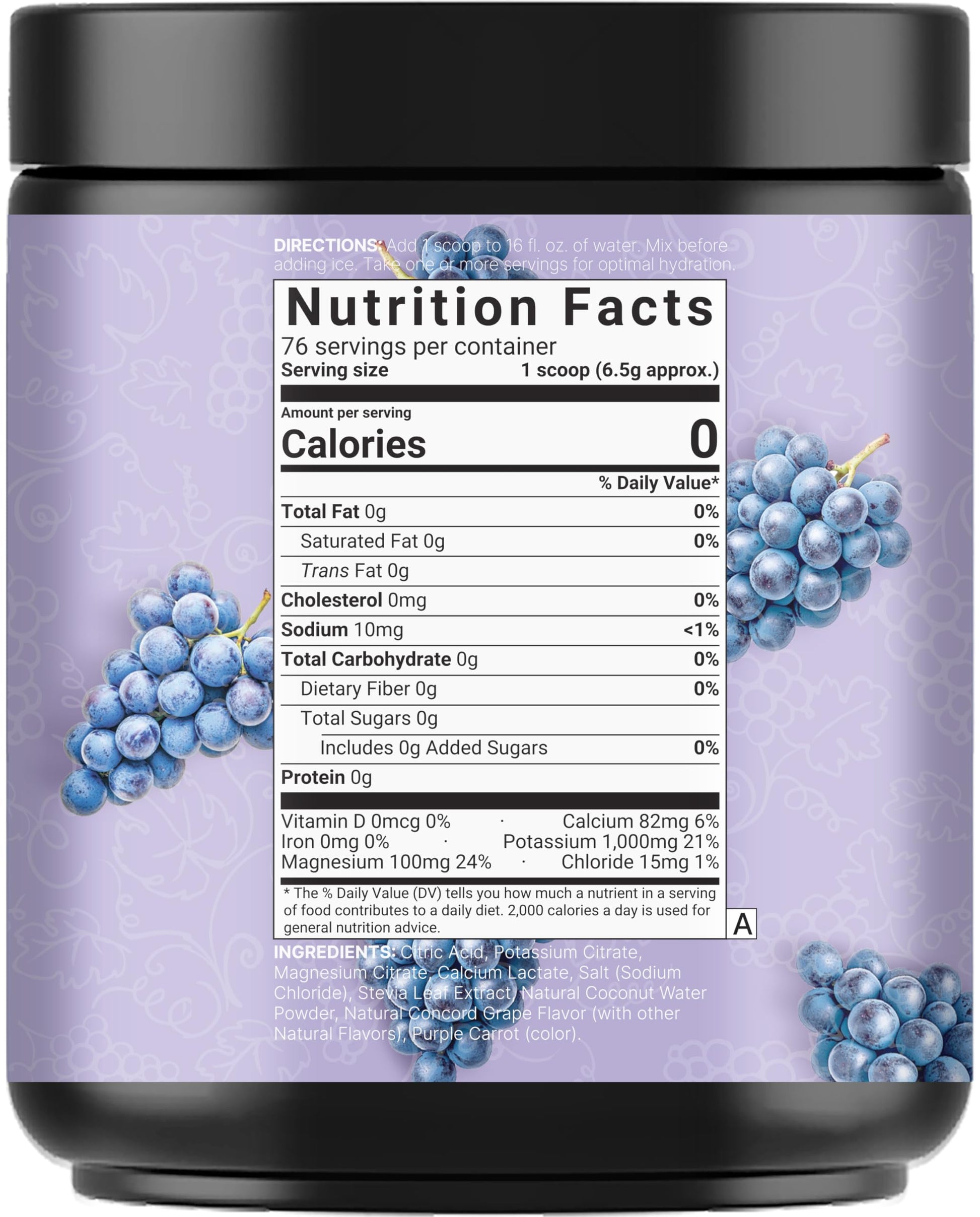 NatureBell Electrolytes Powder No Sugar, 500g (76 Servings) | Keto Fast Hydration Powder, Carnivore-Friendly Electrolyte – 1,000mg High Potassium, Minerals, NatureBell buy supplements canada
