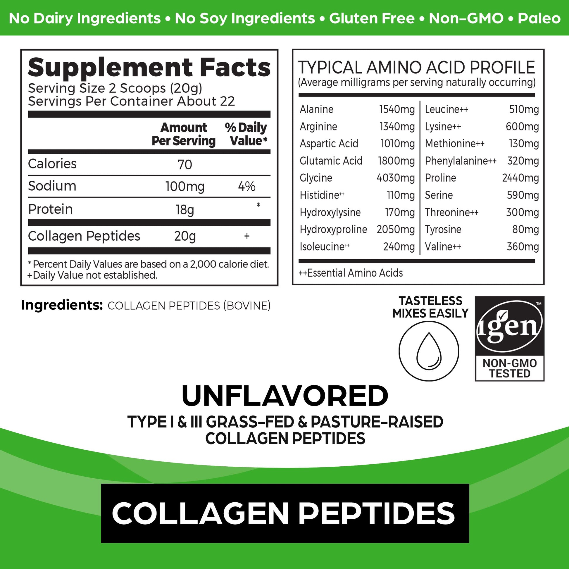 Orgain Hydrolyzed Collagen Peptides Powder, 20g Grass Fed Collagen - Hair, Skin, Nail Orgain buy supplements canada