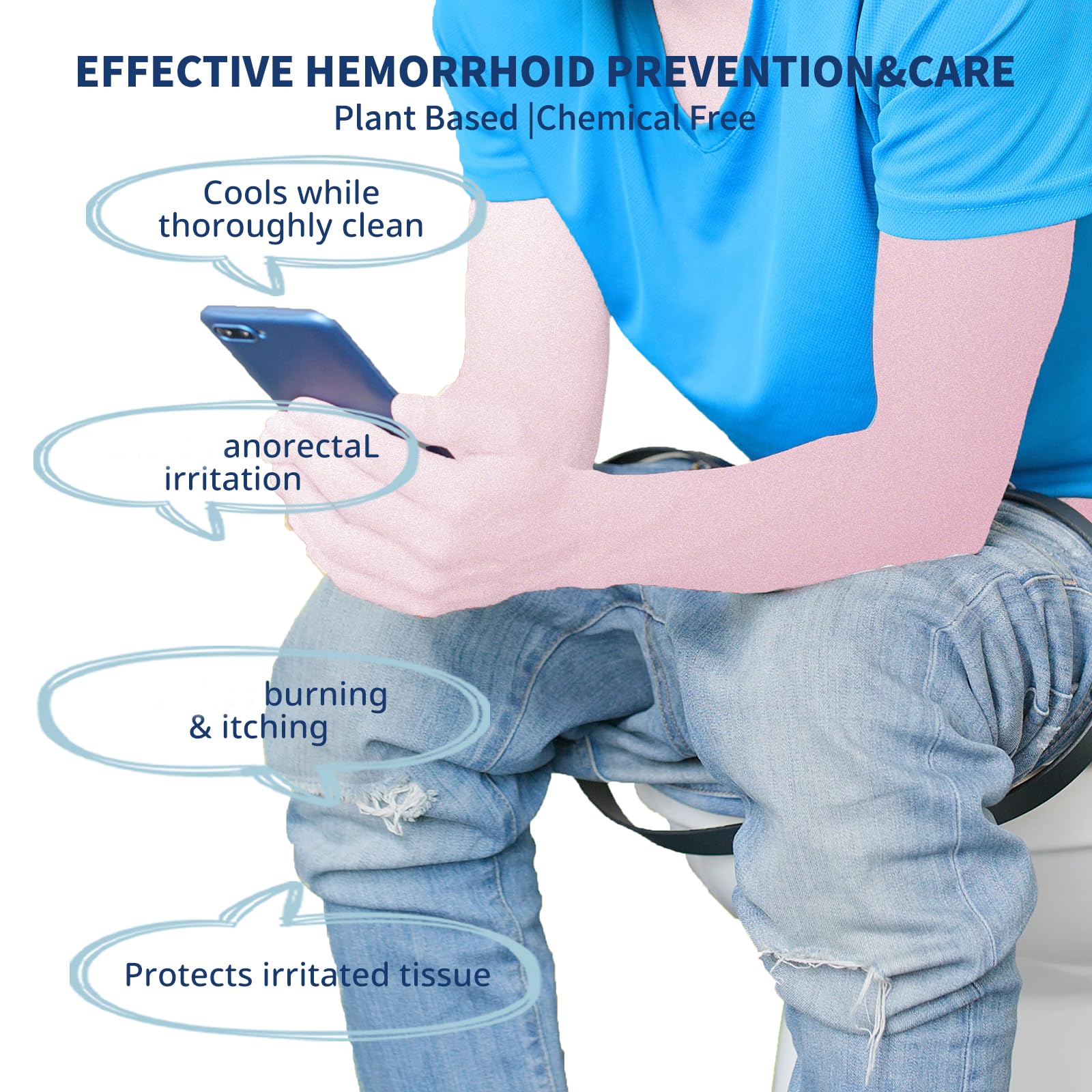 Wowday Flushable Hemorrhoid Wipes | Maximum Strength Witch Hazel Wipes | 56 Count Fragrance Free Adult Hemorrhoids Medicated Witch Hazels Wipe for Butt Hemorrhoidal Itch WowDay buy supplements canada