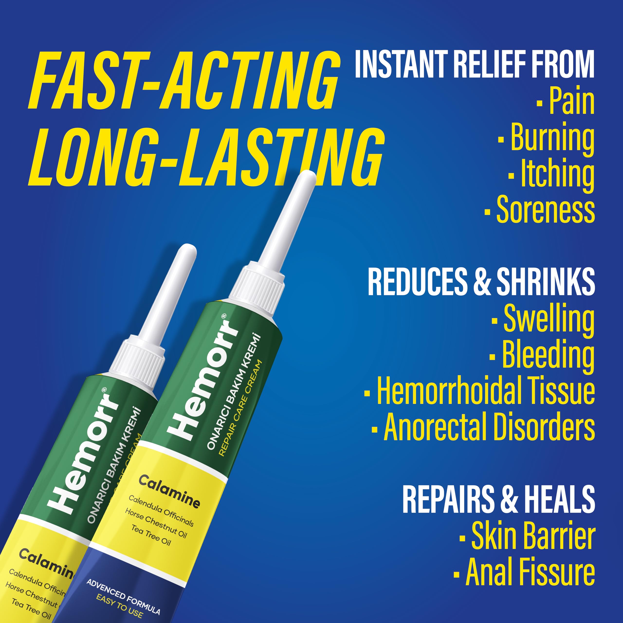 Hemorr Hemorrhoid Treatment Cream with Horse Chestnut, Calendula Oil, Zinc Oxide & Tea Tree Oil – Fast Relief for Pain, Swelling, Itching & Discomfort – Natural Healing & Soothing Formula 1.69 Oz Hemorr buy supplements canada