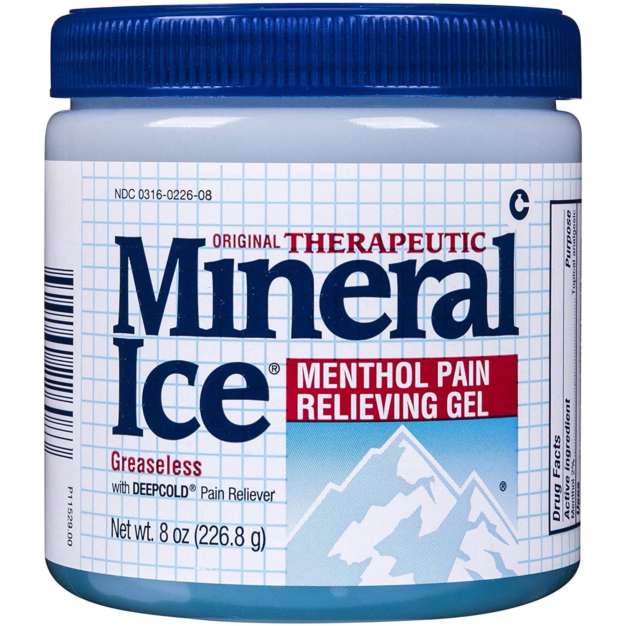 Mineral Ice Pain Relieving Gel - 8 oz, Pack of 4 Mineral Ice buy supplements canada