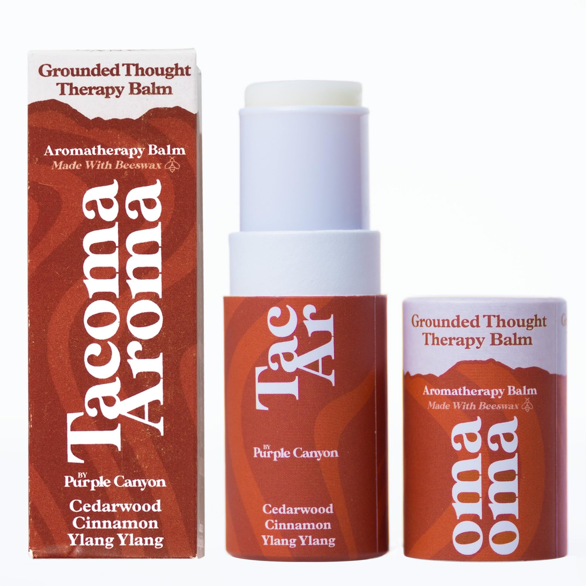 Essential Oils Balm Stick | Grounded Thought Aromatherapy Balm | All Natural Body Balm PURPLE CANYON buy supplements canada