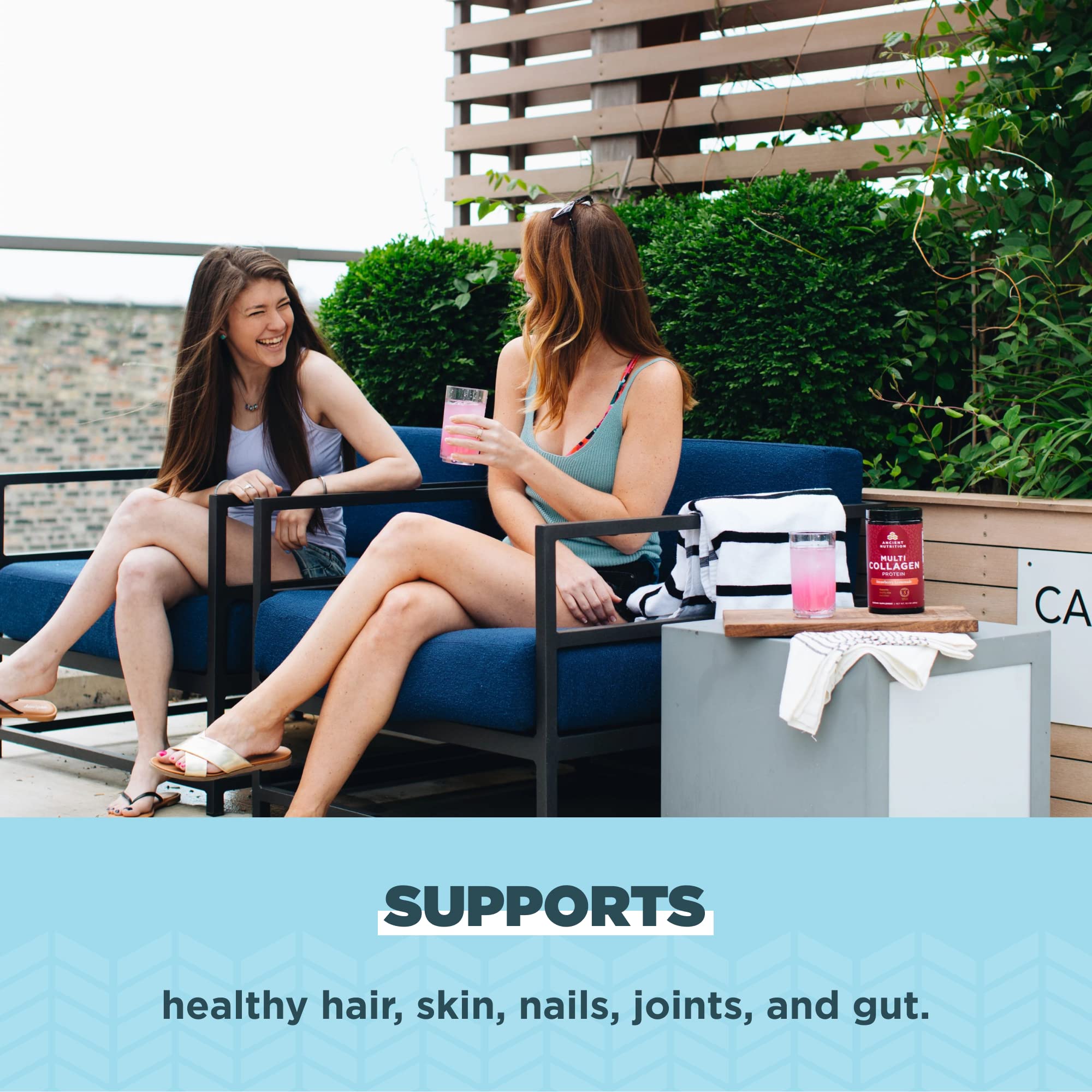 Ancient Nutrition Collagen Powder Protein, Multi Collagen Protein Powder, Strawberry Lemo Ancient Nutrition buy supplements canada