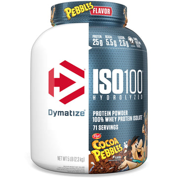 Dymatize ISO100 Hydrolyzed Protein Powder, 100% Whey Isolate, 25g of Protein, 5.5g Dymatize buy supplements canada