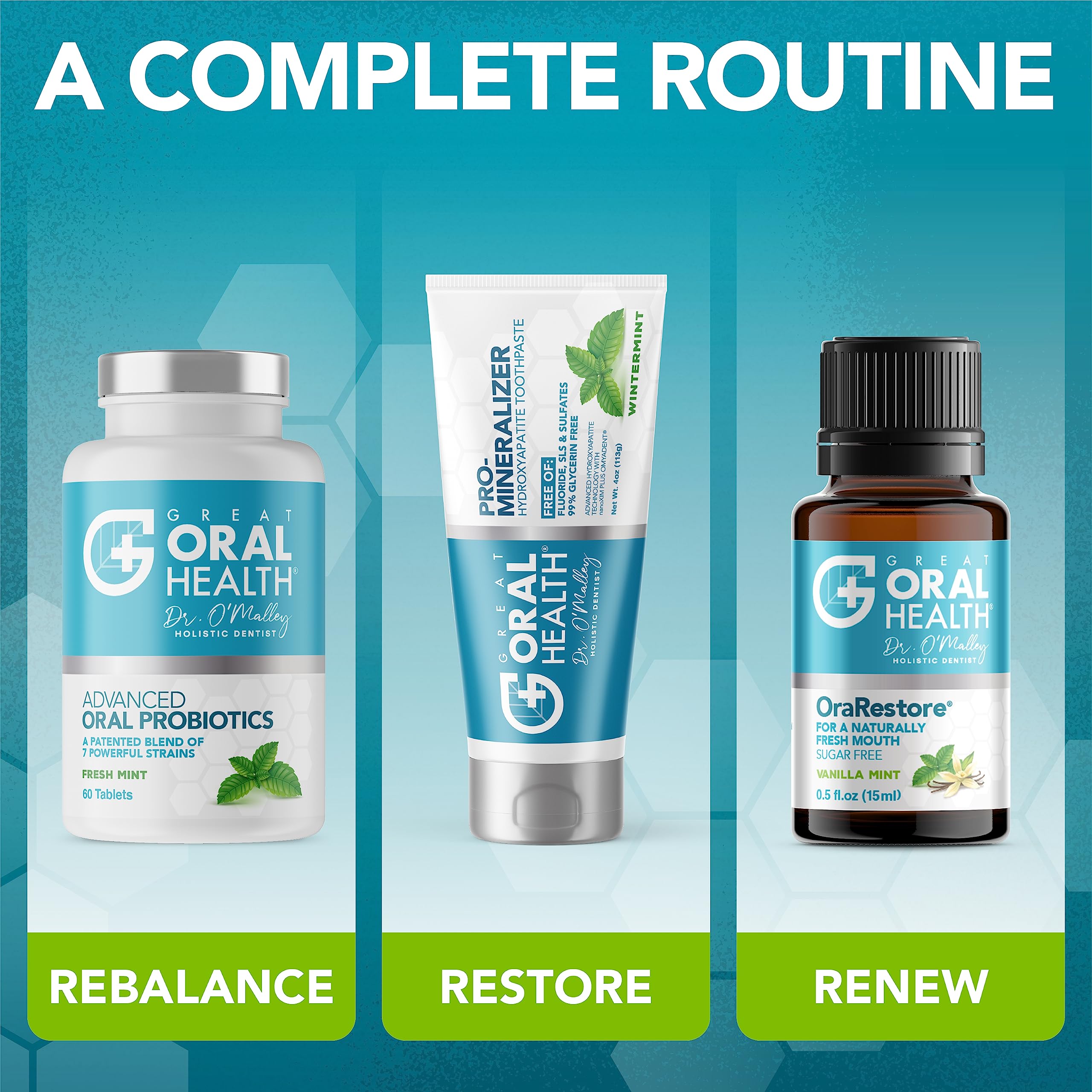 Oral Probiotics for Mouth Bad Breath Treatment for Adults: Dentist Formulated Advanced Great Oral Health buy supplements canada