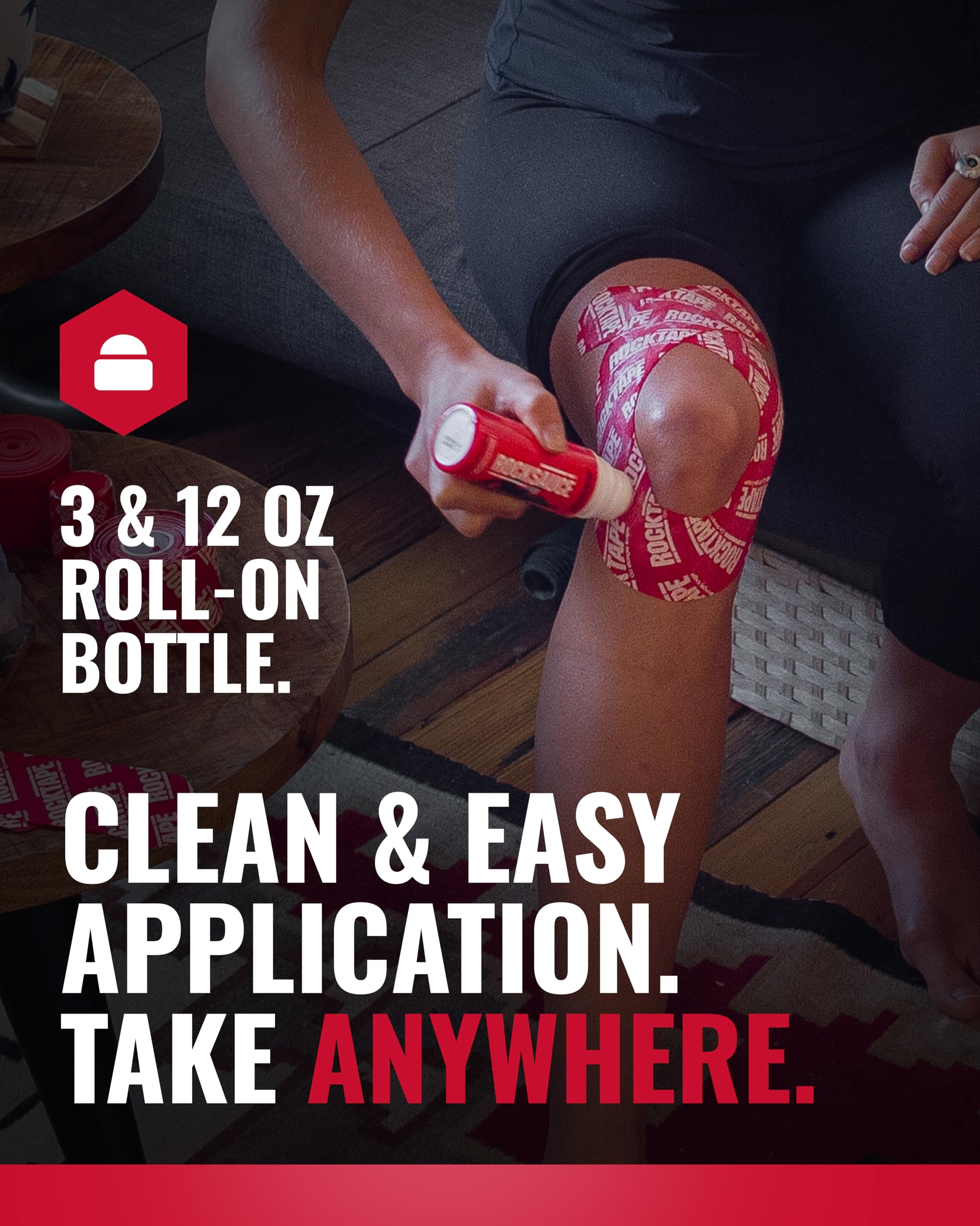 RockSauce Fire, 3 oz Roll-On - Easy to use Pain Relief Cream - Capsaicin & Menthol Formula Relieves Muscle & Joint Pain - Works w/ RockTape - No-Mess Applicator - Dye-Free, Won't Stain Clothes RockTape buy supplements canada
