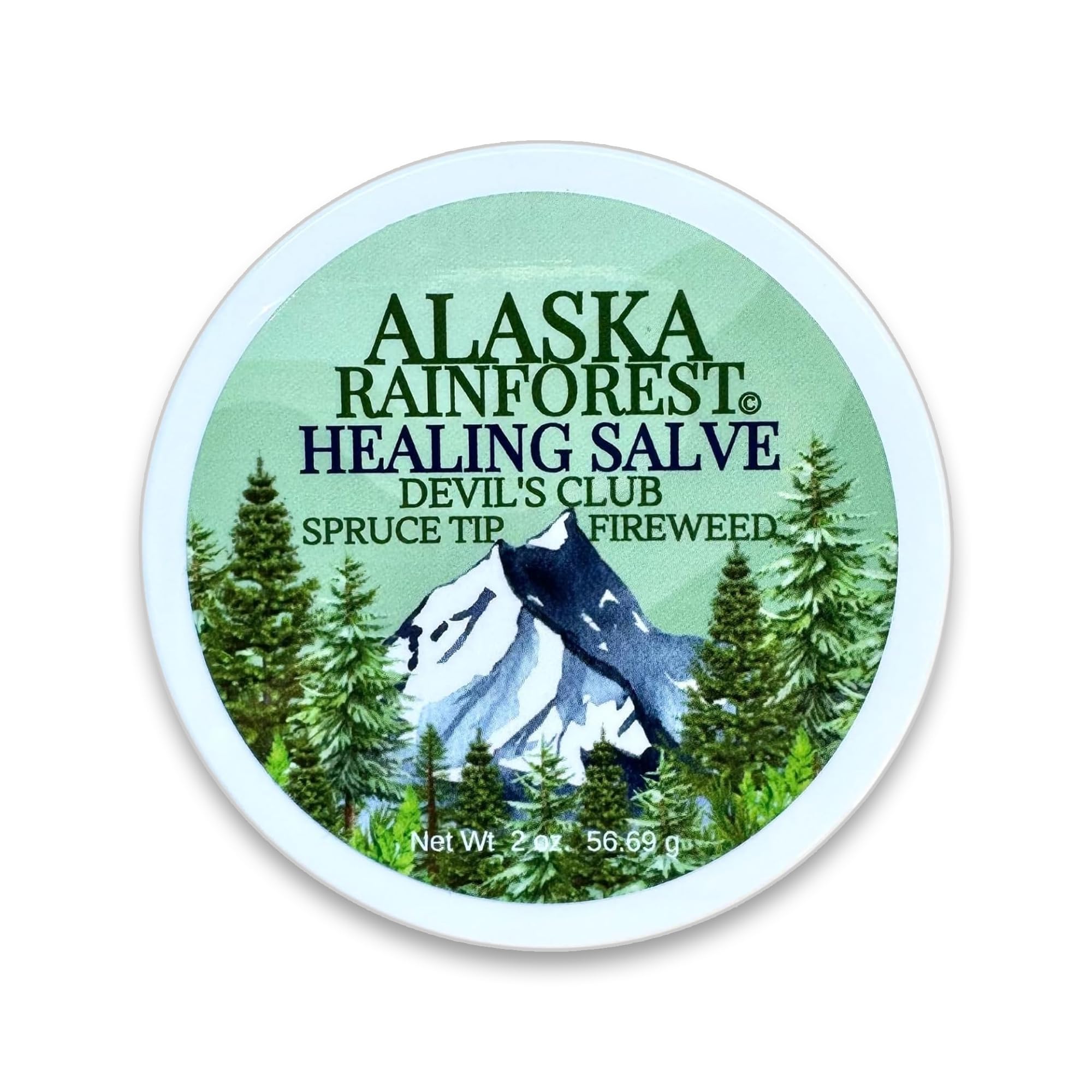 Snowy Summit Alaska Rainforest Salve - Herbal Salve for Dry Skin & Joint Relief - Natural Super Salve for Soothing Skin with Gentle Aroma - Body & Hand Salve - Muscle Rub with Alaskan Devil’s Club Oil Snowy Summit buy supplements canada