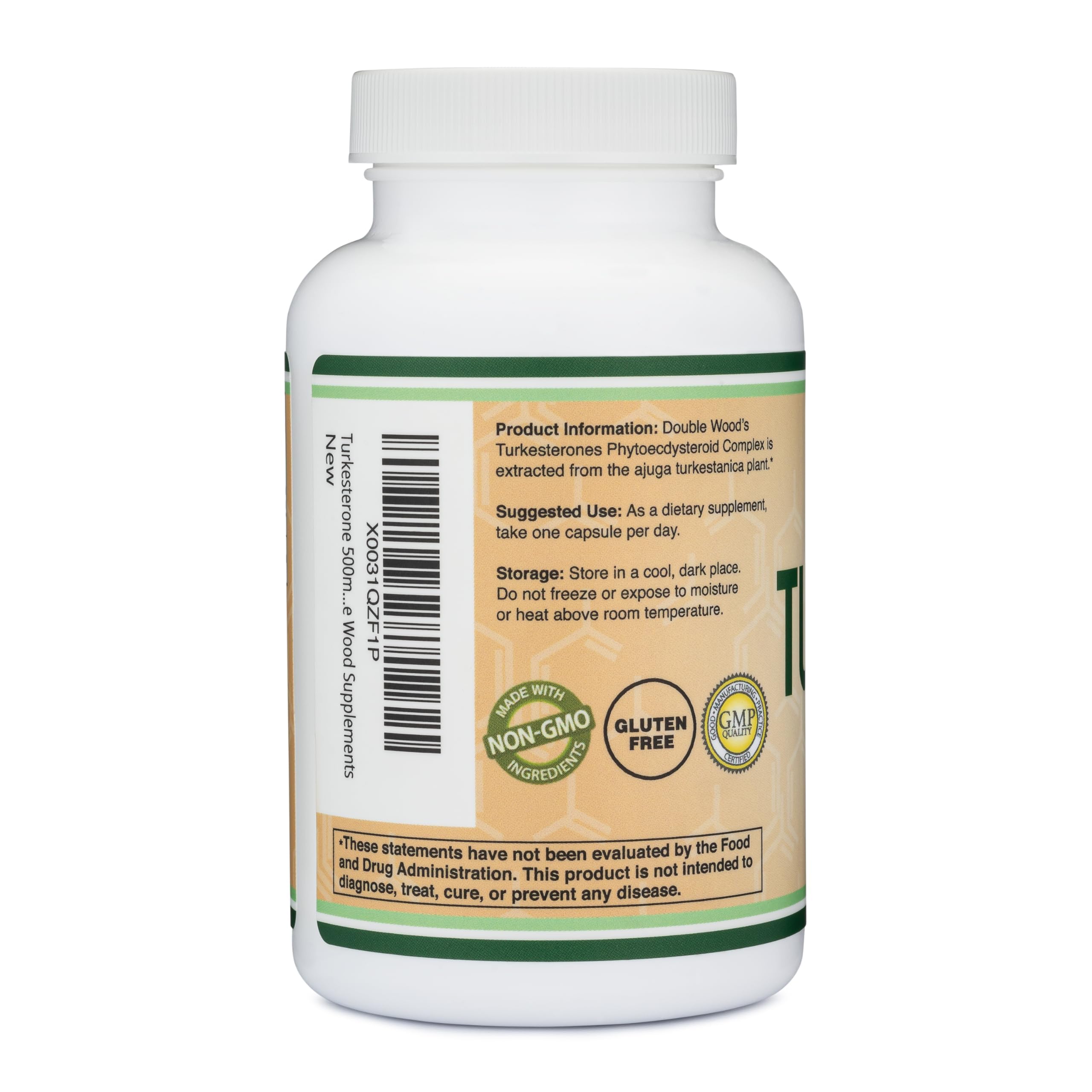 Turkesterone Supplement 500mg, 120 Capsules (Ajuga Turkestanica Extract Std. to 10% Turkesterone) Similar to Ecdysterone for Men's Health Support (Manufactured and Tested in the USA) by Double Wood Double Wood Supplements buy supplements canada