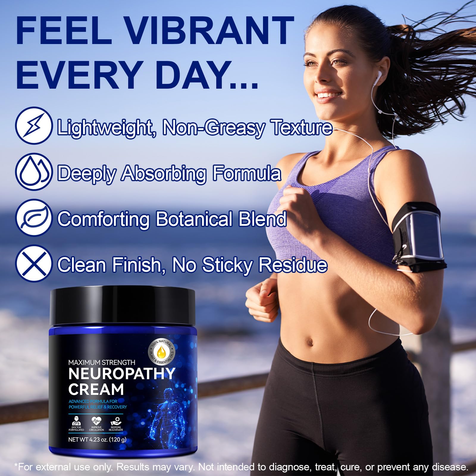 Neuropathy Cream Extra Strength 120g, Neuropathy Nerve Pain Relief Cream Contains Arnica, Vitamin B6 & Lavender, Deep Soothing & Moisturizing Aus Healthcare buy supplements canada