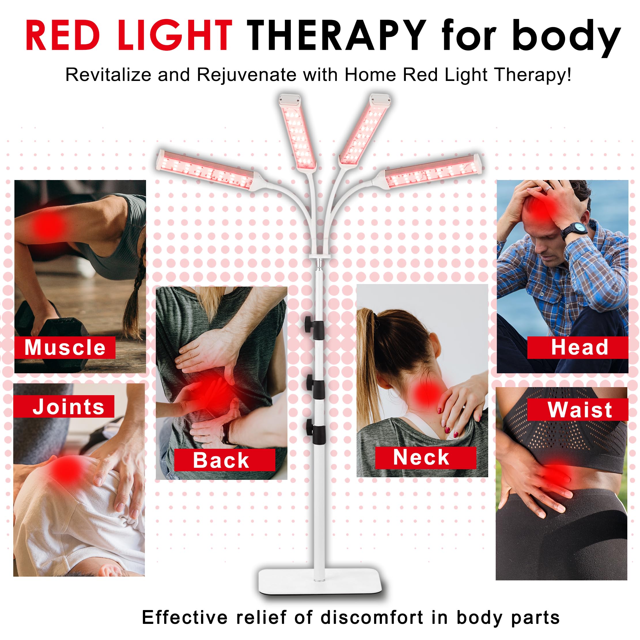 Akarishin Red Light Therapy Lamp-660nm Red Light,850nm & 940nm Infrared Light Therapy Akarishin buy supplements canada