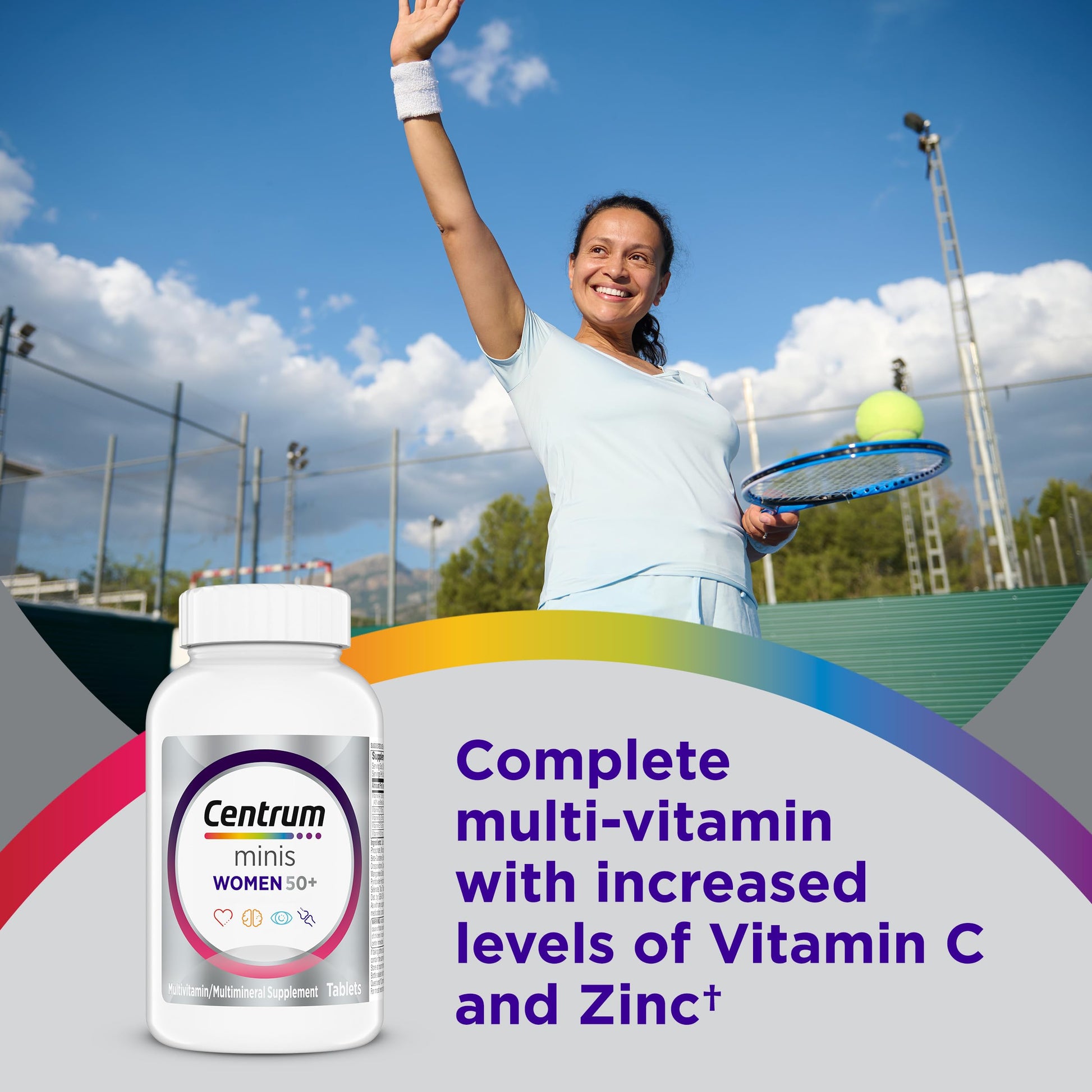 Centrum Minis Silver Women's Multivitamin for Women 50 Plus, Multimineral Supplement with Vitamin D3, B Vitamins, Non-GMO Ingredients Centrum buy supplements canada