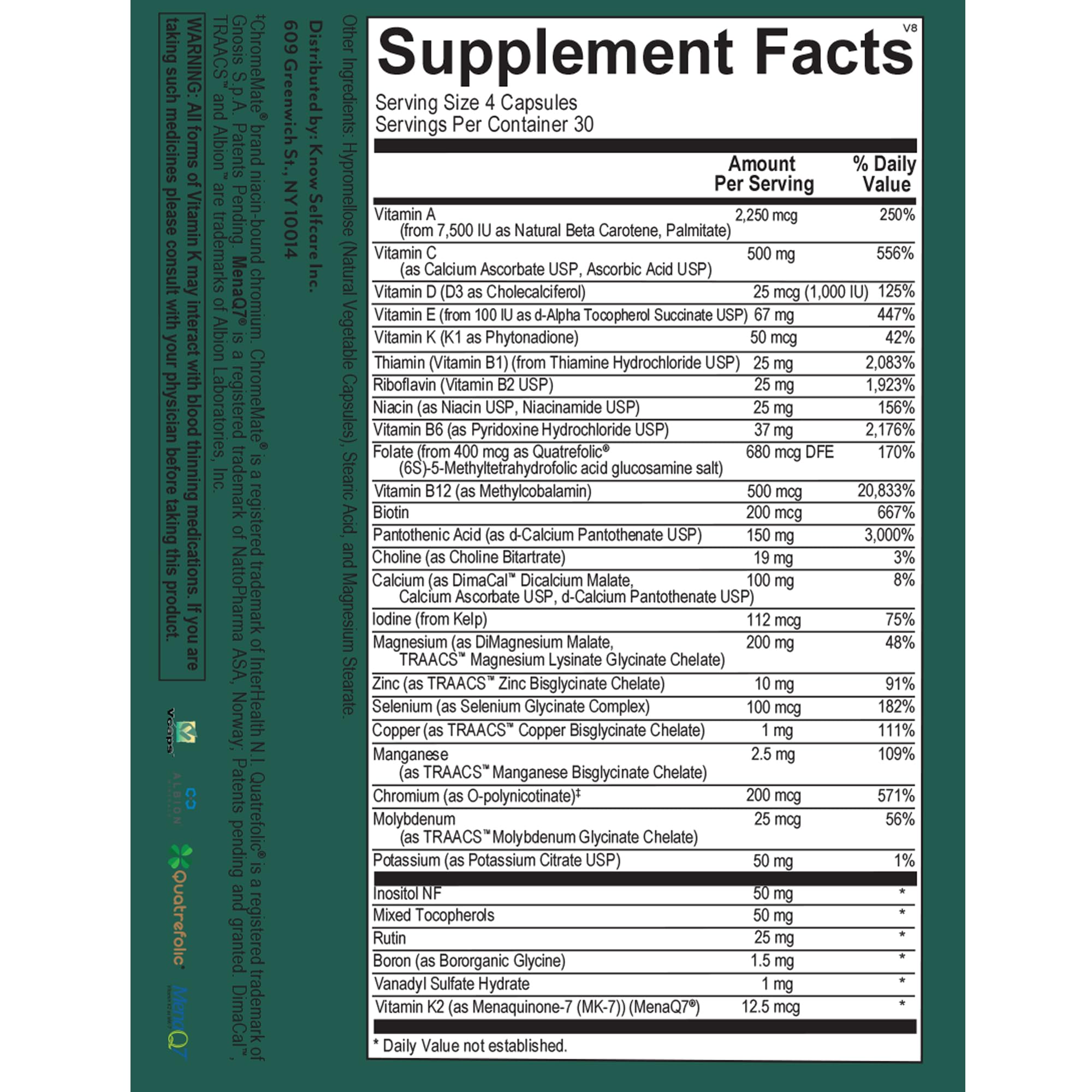 Veracity Multivitamin for Women - Vitamin B Complex, Magnesium, Calcium, Essential Vitamins Supplement, Trace Minerals for Metabolism, Energy, Immune Support & Cellular Detox VERACITY SELFCARE buy supplements canada