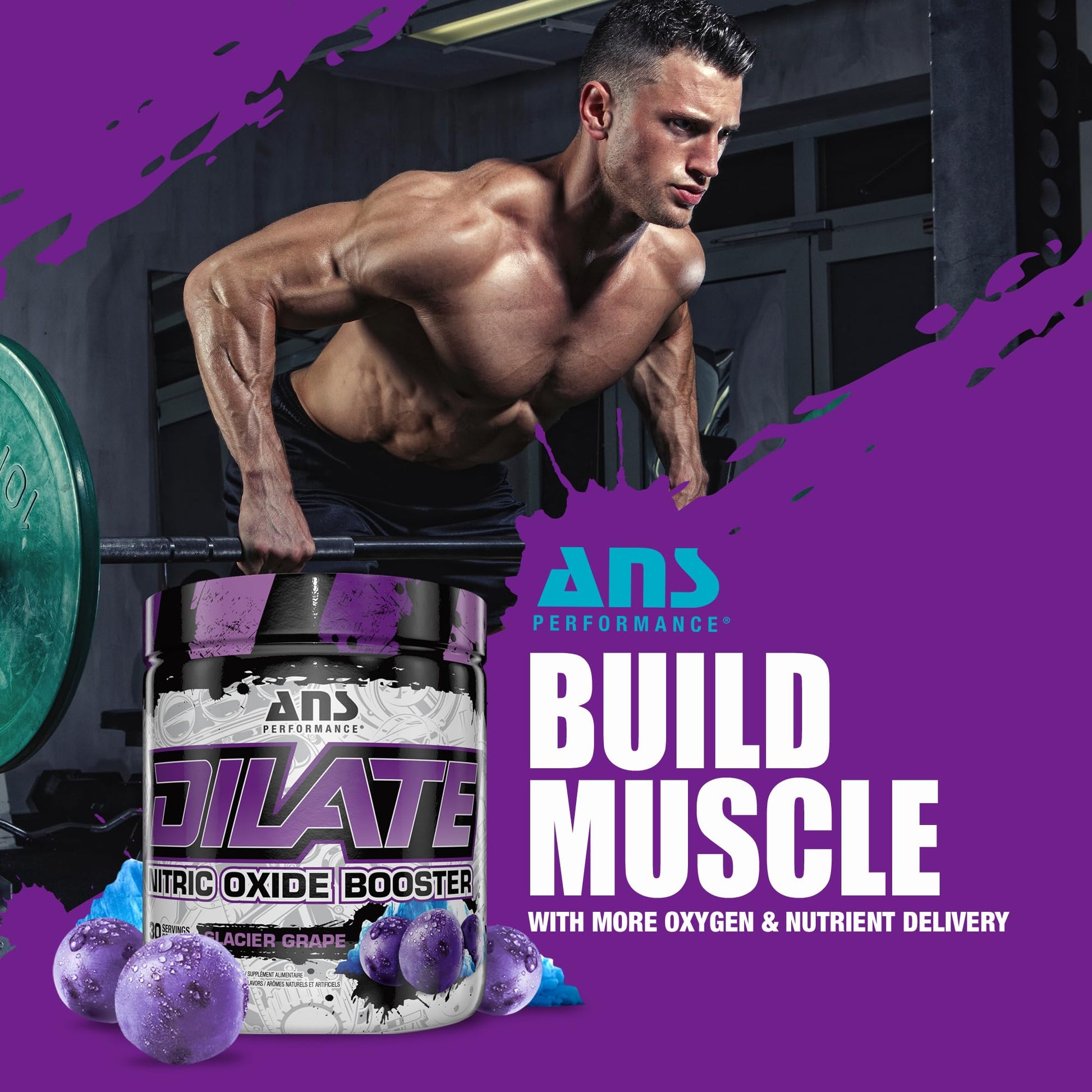 ANS Performance Dilate Pump PreWorkout Powder - Dietary Supplement - Maximizes ANS Performance buy supplements canada