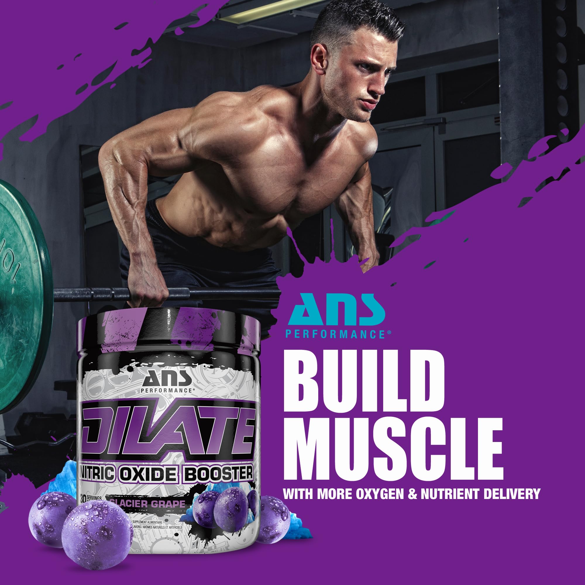 ANS Performance Dilate Pump PreWorkout Powder - Dietary Supplement - Maximizes ANS Performance buy supplements canada