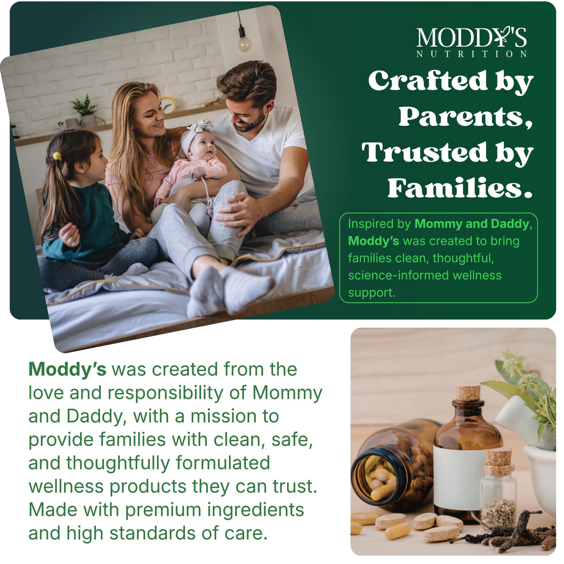 Moddy's Nutrition DreamHeight Growth Supplement for Kids & Teens, Bone, Immune & Sleep Support, Clinically Studied Formula, 120 Small Easy-to-Swallow Capsules Moddy's Nutrition buy supplements canada