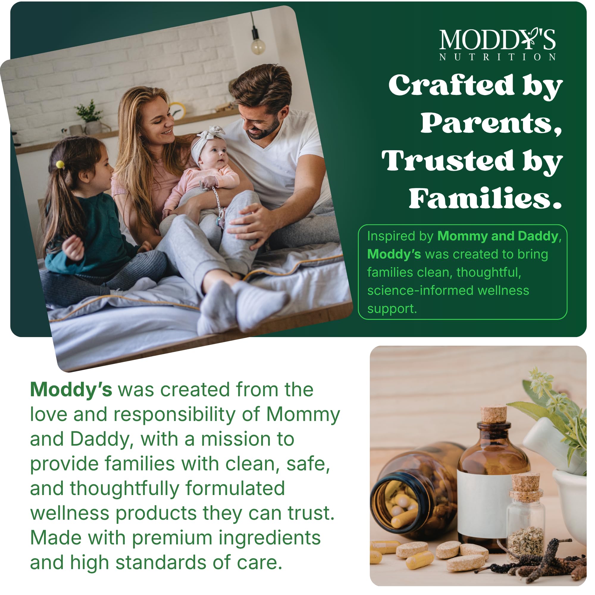 Moddy's Nutrition DreamHeight Growth Supplement for Kids & Teens, Bone, Immune & Sleep Support, Clinically Studied Formula, 120 Small Easy-to-Swallow Capsules Moddy's Nutrition buy supplements canada