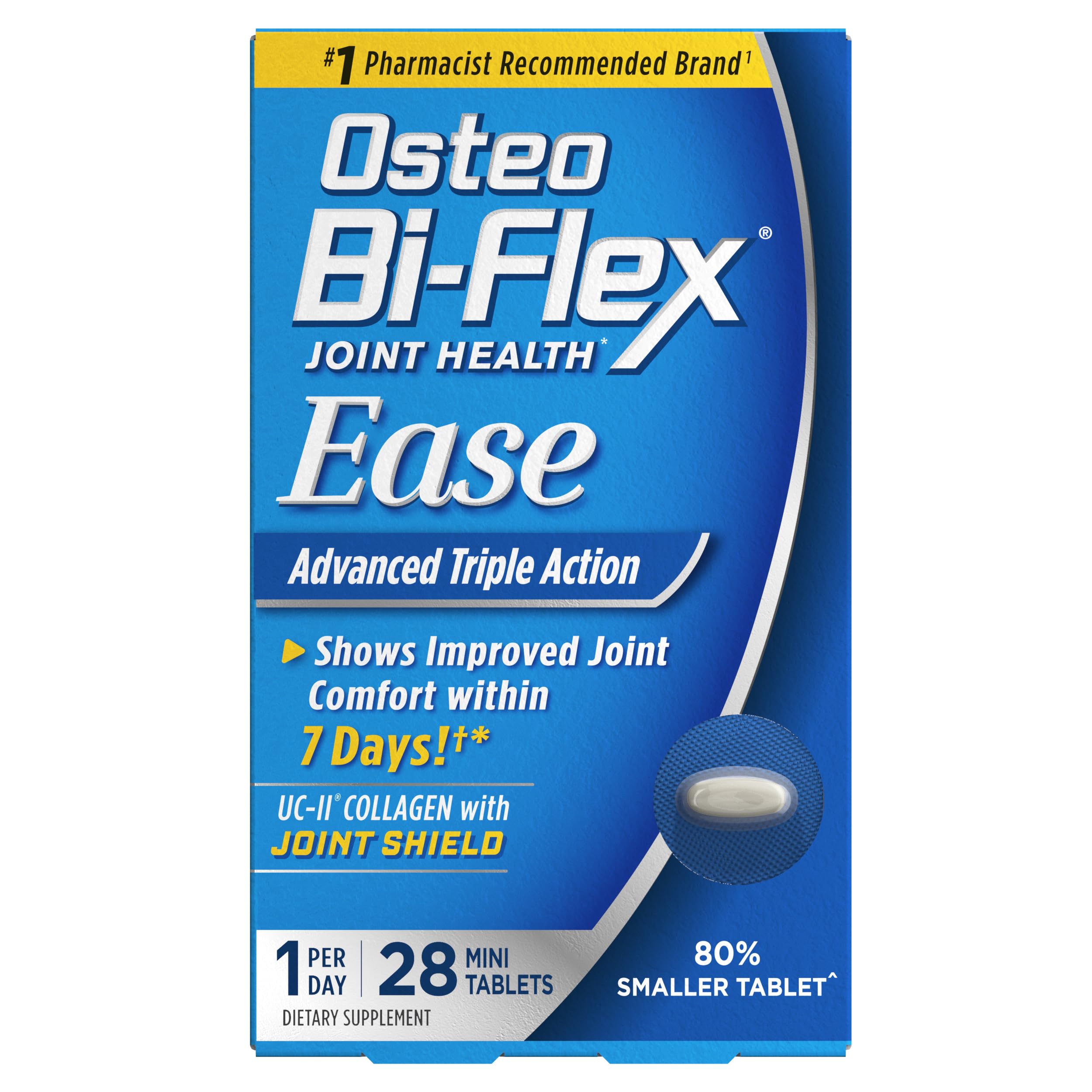 Osteo Bi-Flex Ease Advanced Triple Action with Vitamin D Joint Supplements, Mini-Tablets, 28 Count Osteo Bi-Flex buy supplements canada