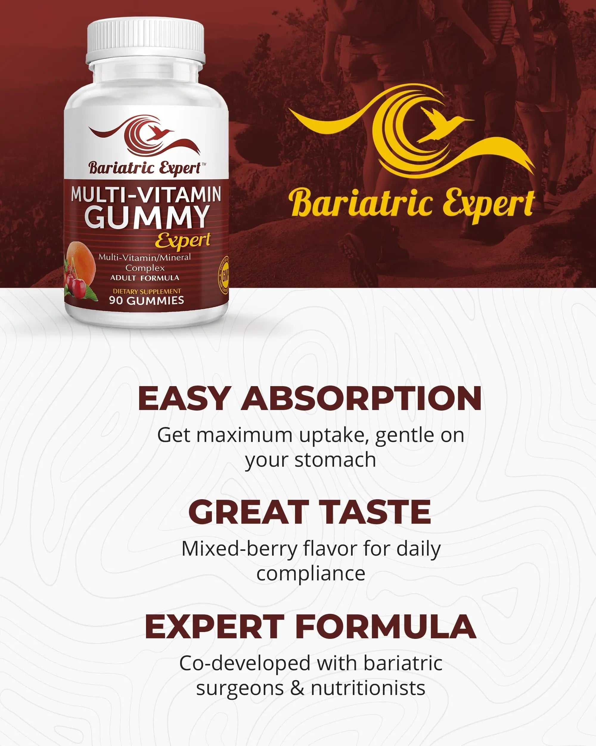 Bariatric Expert Multivitamin Gummies – Fast-Melting Dietary Supplement for Adults Post-Gastric Sleeve and Bypass, Nutritionist Recommended, 90 Count Bariatric Food Expert buy supplements canada