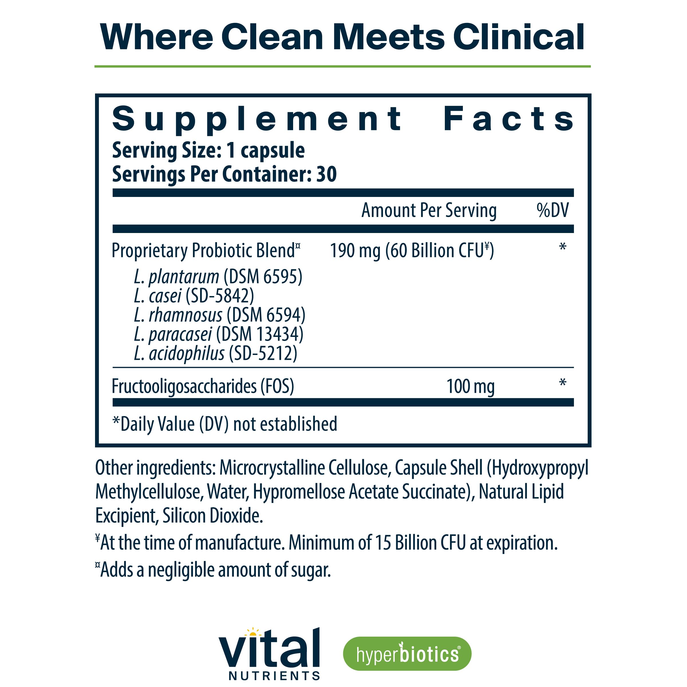 Hyperbiotics Vital Nutrients Prebiotic and Probiotic for Women and Men | 60 Billion CFU | Pre and Probiotics Supports Digestive Health, Constipation, Diarrhea, Hyperbiotics buy supplements canada