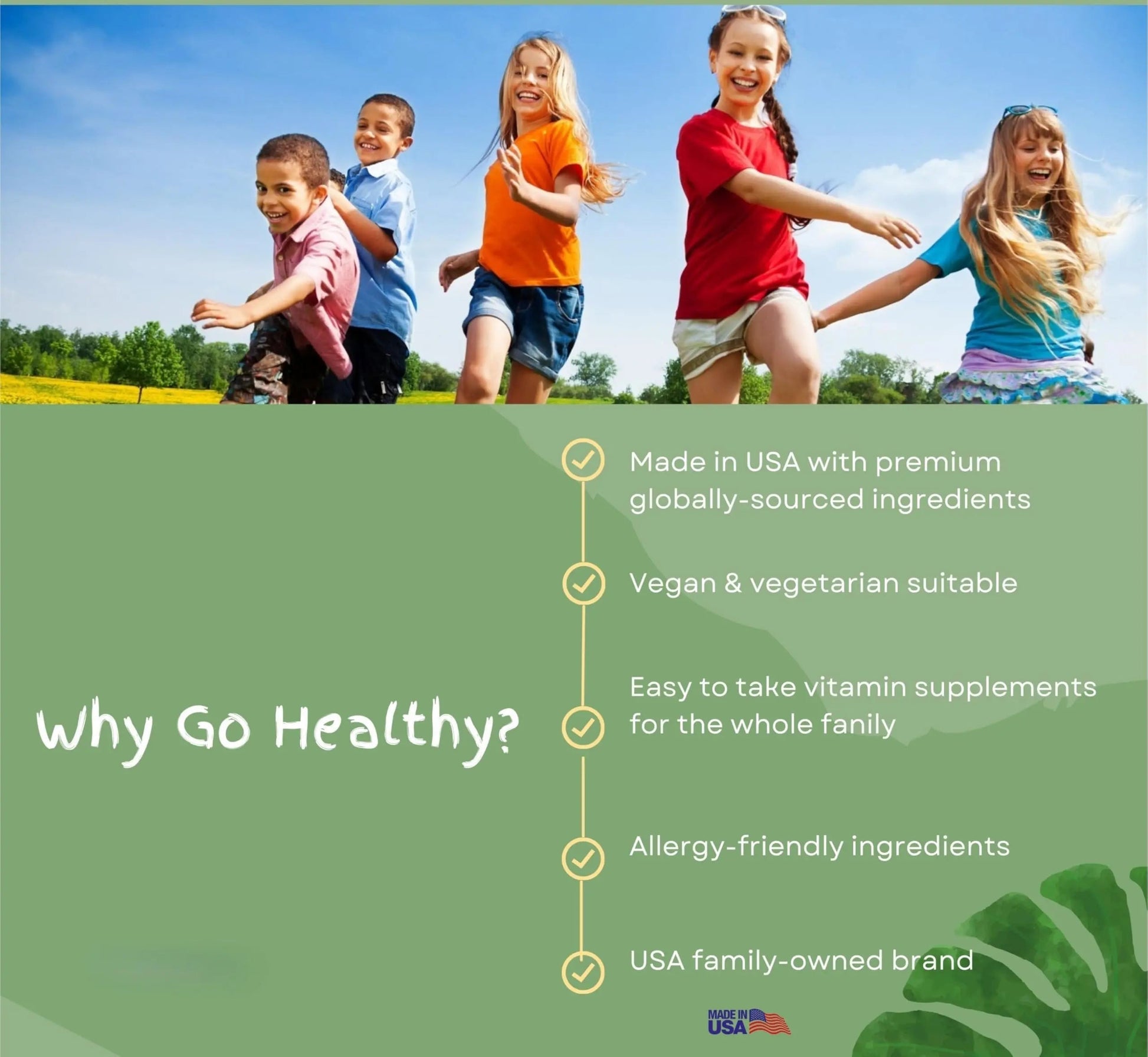 Go Healthy Kids Vitamins D3 K2 (MK-7), Child Vitamin D, Liquid Vegan D3 K2 Drops for Kids Go Healthy Natural buy supplements canada