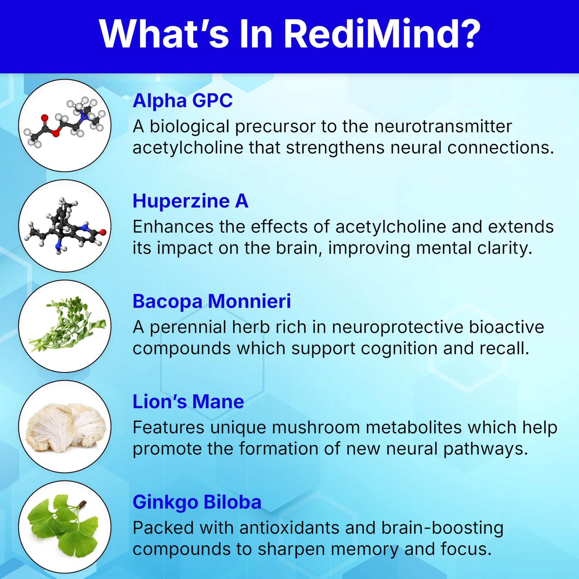 RediMind - Natural Cognitive Enhancement Supplement Capsule - Non-GMO, Vegan, Gluten-Free RediMind buy supplements canada