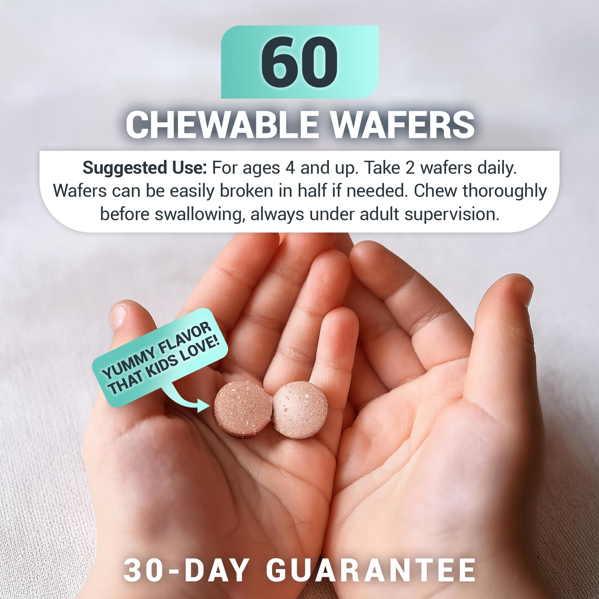 Dr. Berg Kids Chewable Multivitamins (NOT Sweetened w/Sugar) - Daily Multivitamin for Kids that Includes 20 Nutrients & Trace Mineral Complex - Mixed Berry Chewable Vitamins for Kid - Red Wafers Dr. Berg Nutritionals buy supplements canada