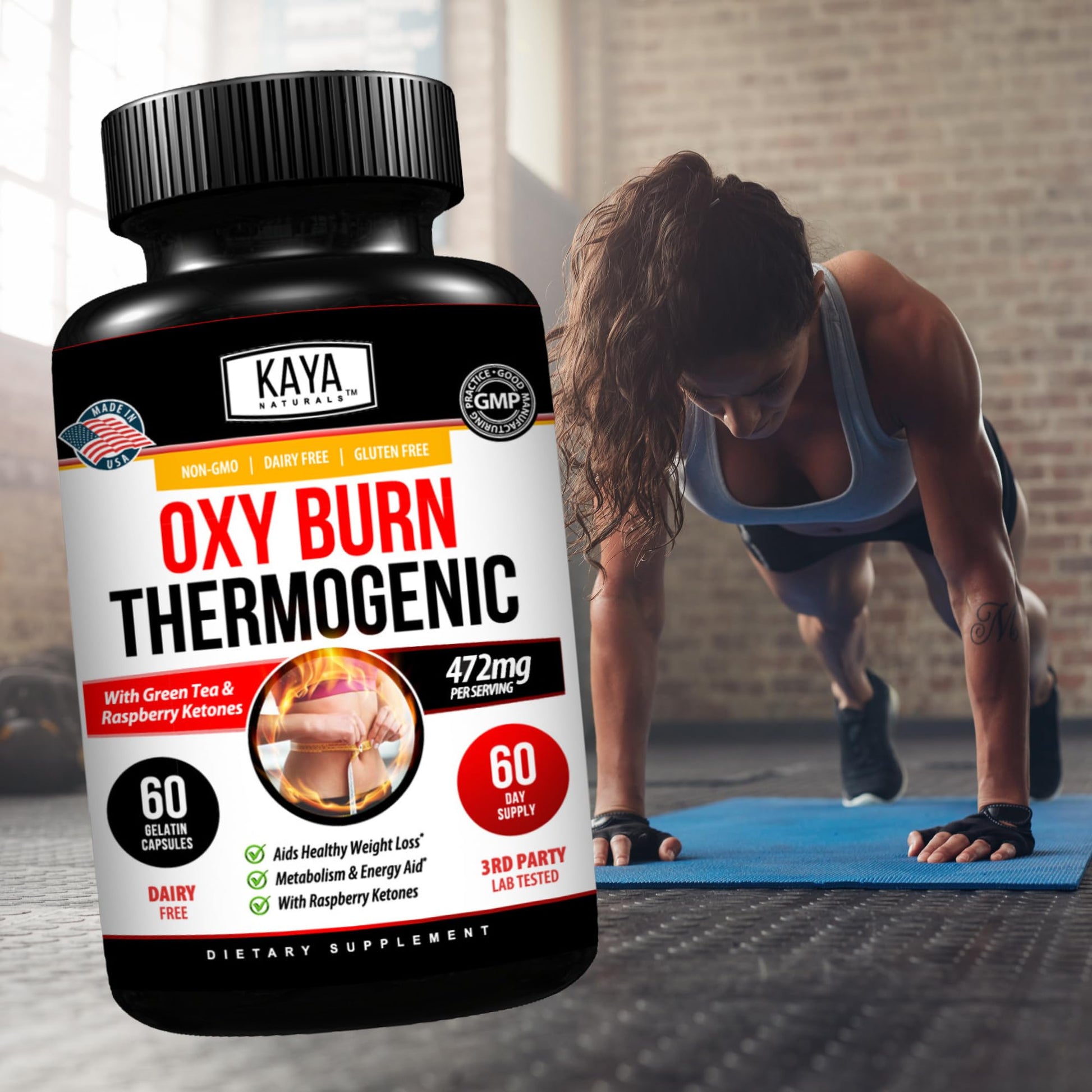 Kaya Naturals Supreme Fat Burner - Weight Loss Pills Women & Men - Appetite Suppressant Supplement - Powerful Thermogenic Diet Pills Kaya Naturals buy supplements canada