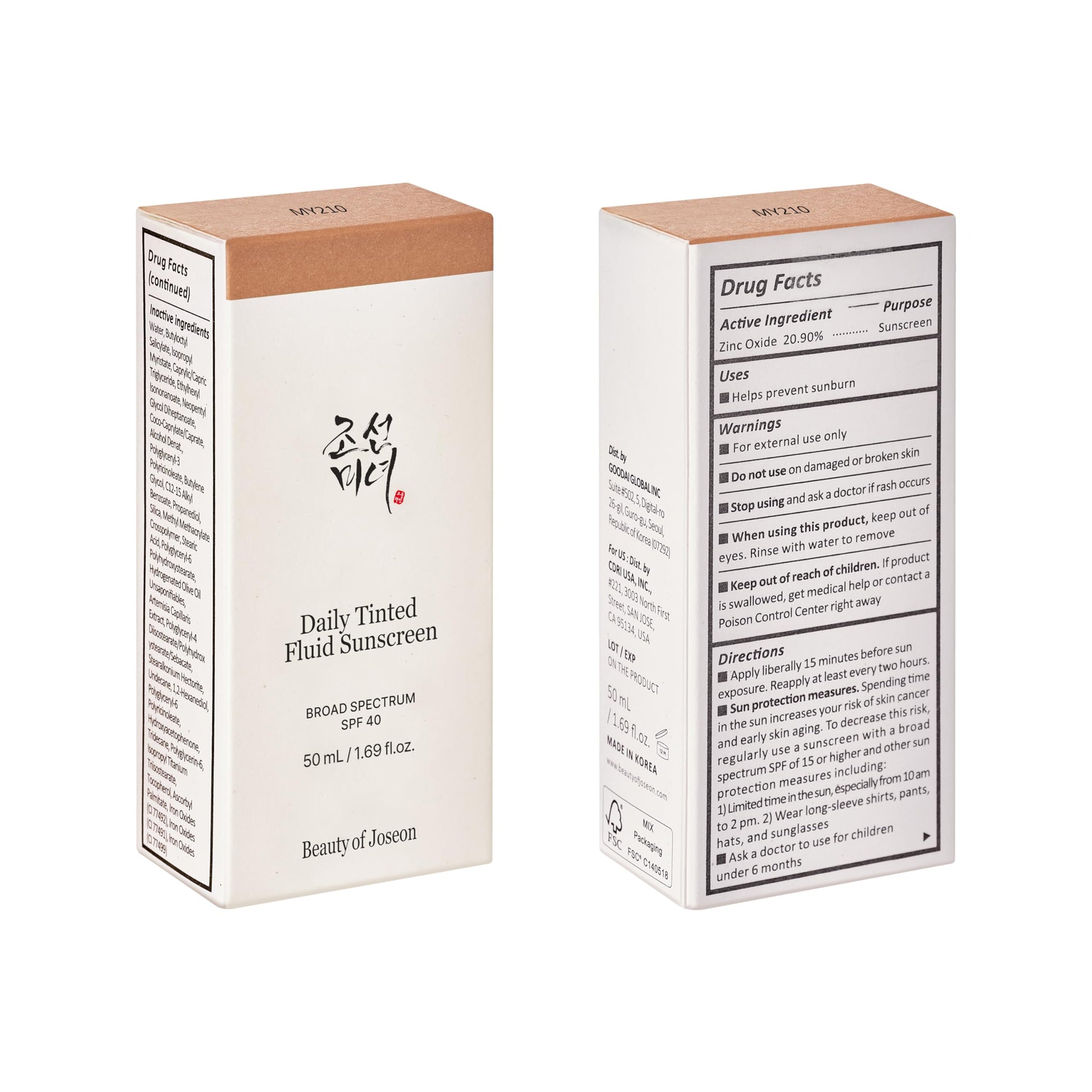 Beauty of Joseon Daily Tinted Fluid Sunscreen 12 Shades for Face Moisturizing Broad Spectrum SPF 40 Korean Skincare 50ml, 1.69 fl.oz Beauty of Joseon buy supplements canada