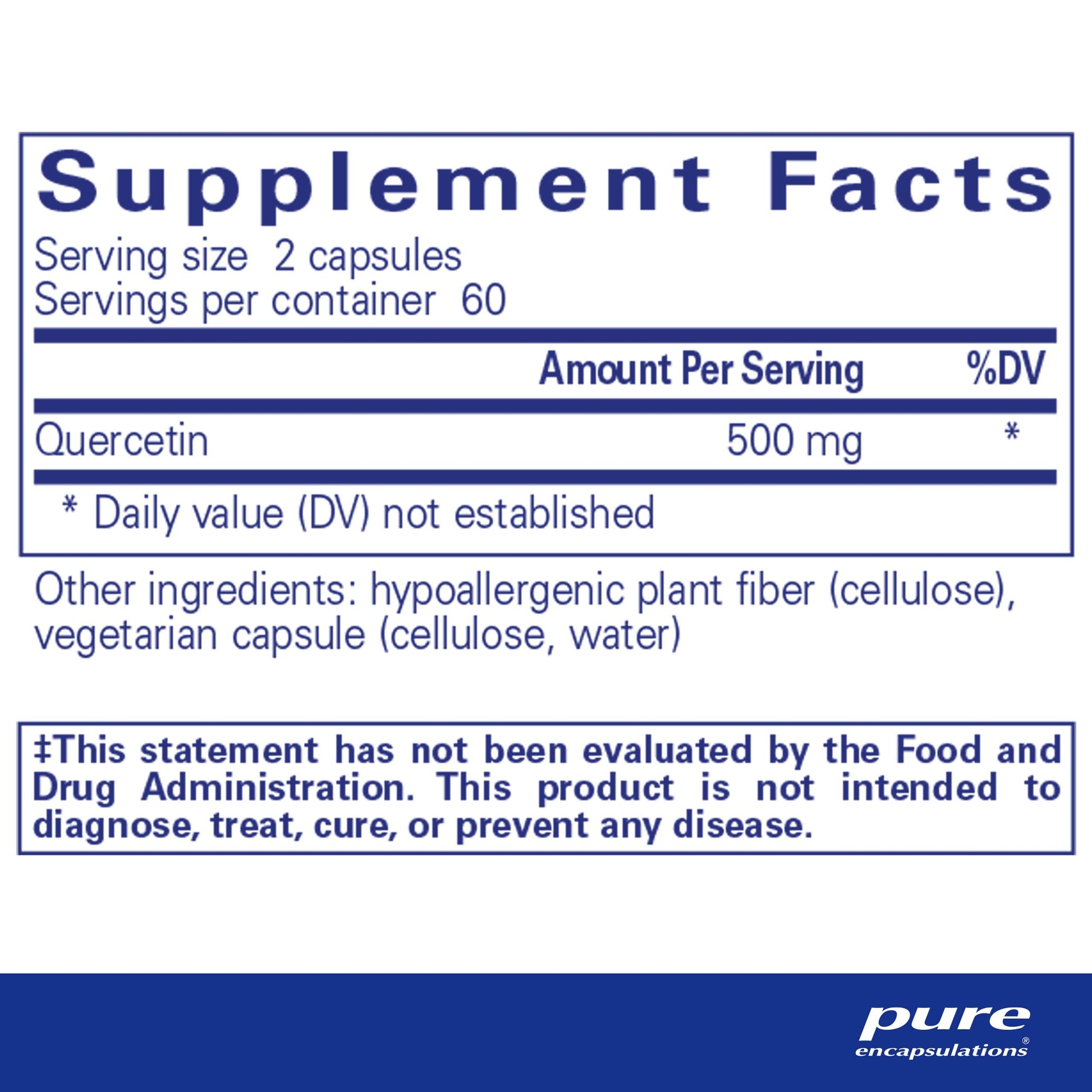 Pure Encapsulations Quercetin -  120 Capsules Pure Encapsulations buy supplements canada