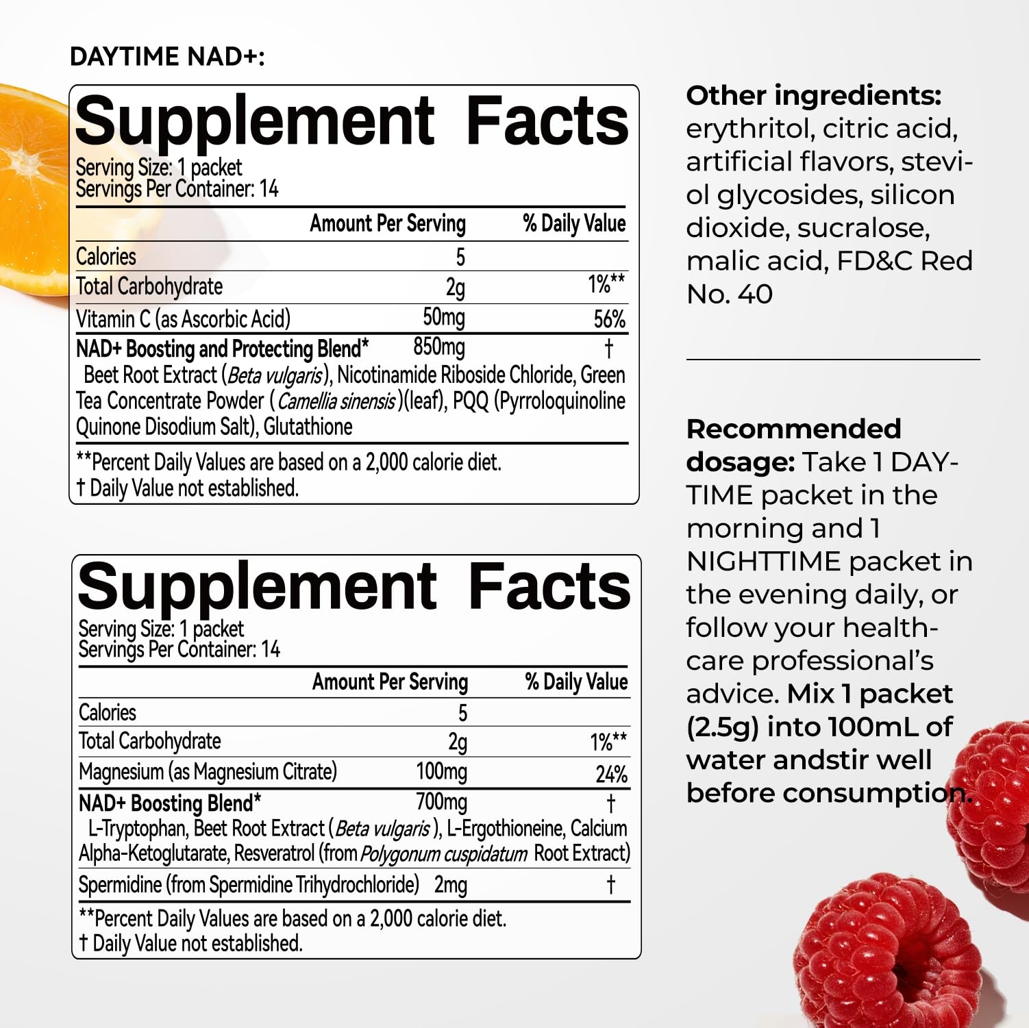 OxyEnergy NAD Supplement 1550 mg-Daytime Nicotinamide Riboside + Nighttime L-Tryptophan with Resveratrol, Glutathione, PQQ, 24-Hour Nonstop Energy, Anti-Aging & Cellular Renewal, 28 Packets OxyEnergy buy supplements canada