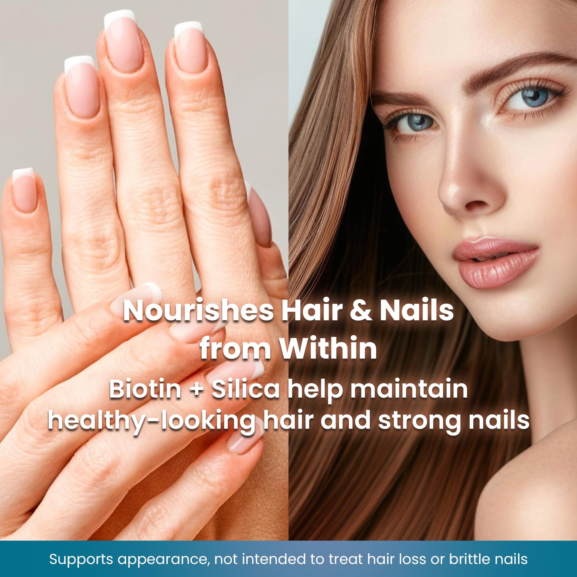 Organic Excellence Hair, Skin and Nails Vitamins for Women & Men – Biotin Supplement 5000 mcg– Hyaluronic Acid - Supports Healthy Hair Growth, Radiant Skin & Strong Nails, 1 Month Supply (30 Tablets) Organic Excellence buy supplements canada