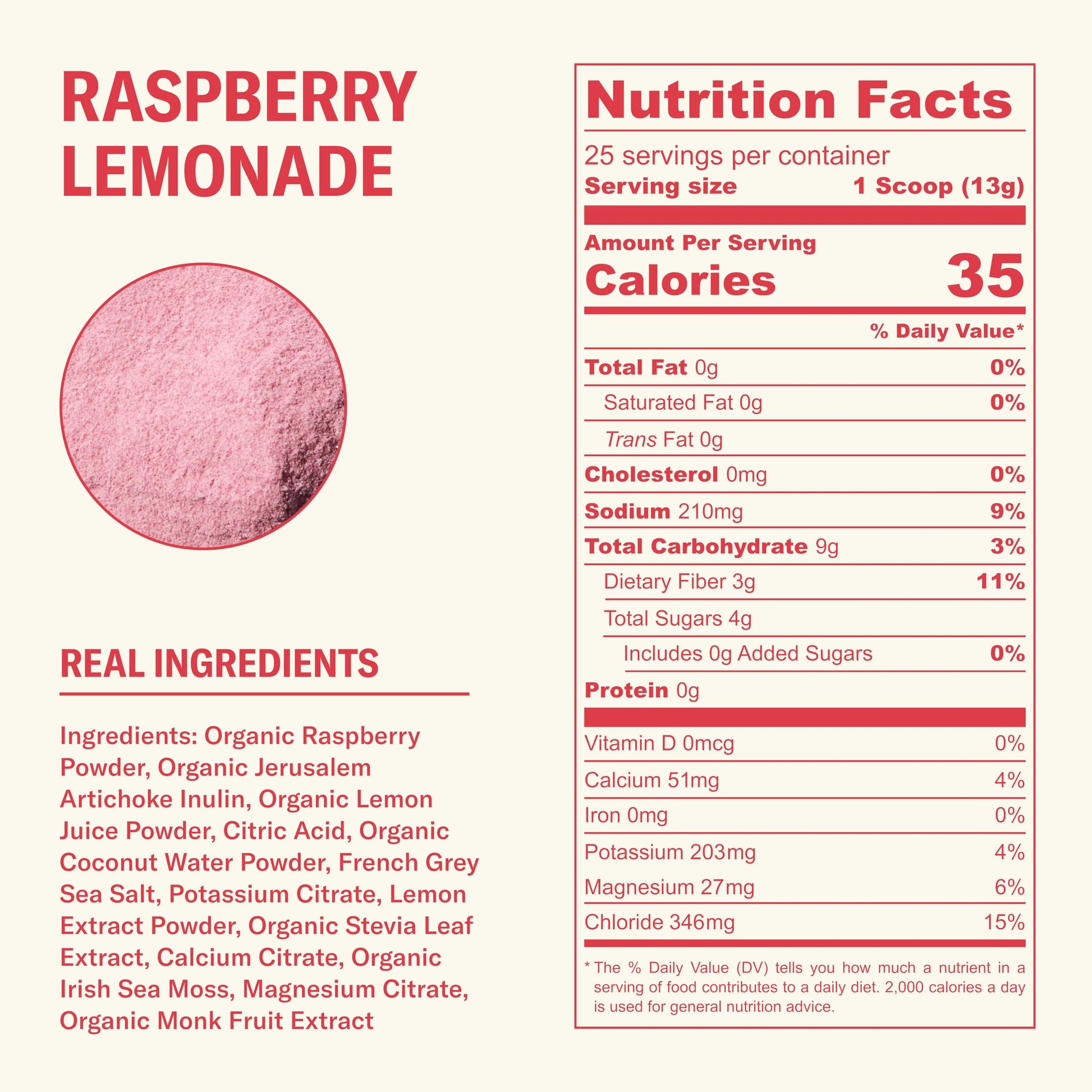 Ballerina Farm Farmer Hydrate, Daily Electrolytes Powder, Raspberry Lemonade, Hydration Drink Mix with Organic Coconut Water, Irish Sea Moss, Sea Salt, Prebiotic Fiber, No Added Sugar, 25 Servings Ballerina Farm buy supplements canada