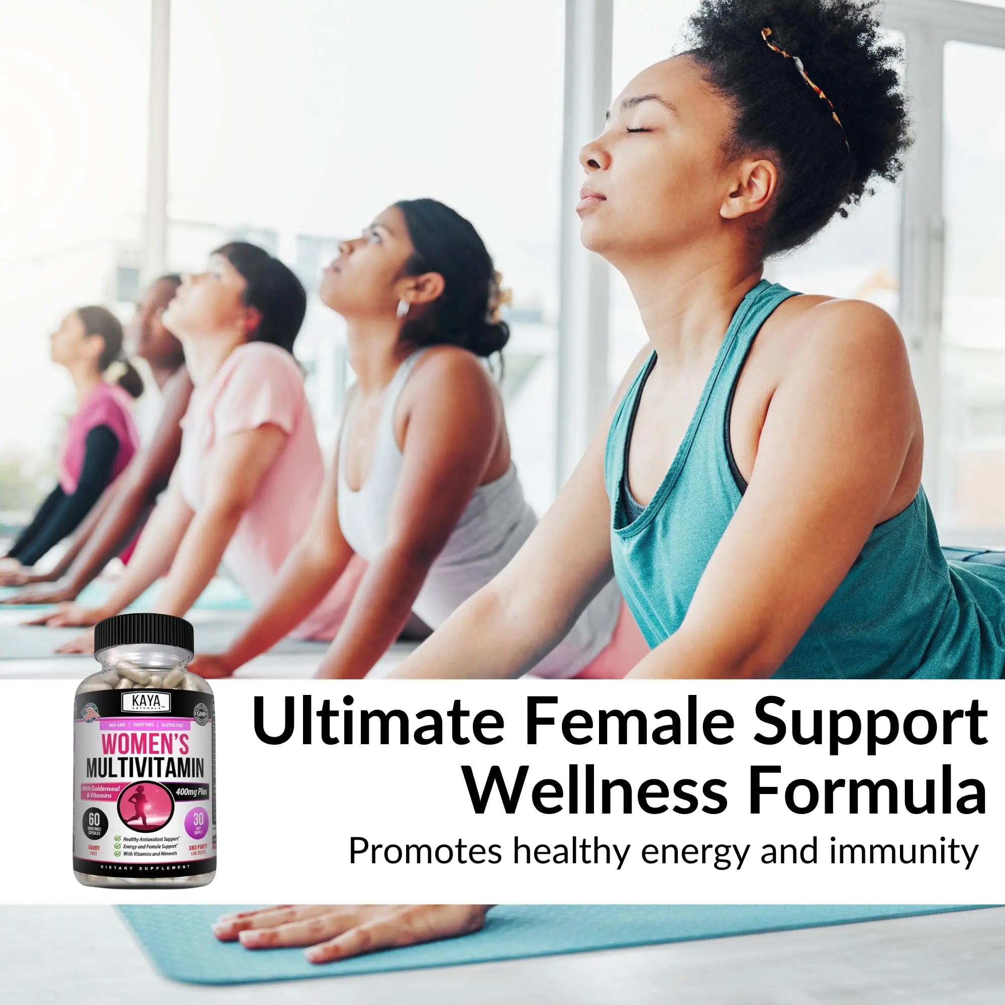 Kaya Naturals Women's Multivitamin, Overall Healthy Antioxidant, and Immune Support, Vitamins A, D, C, E, Biotin Kaya Naturals buy supplements canada