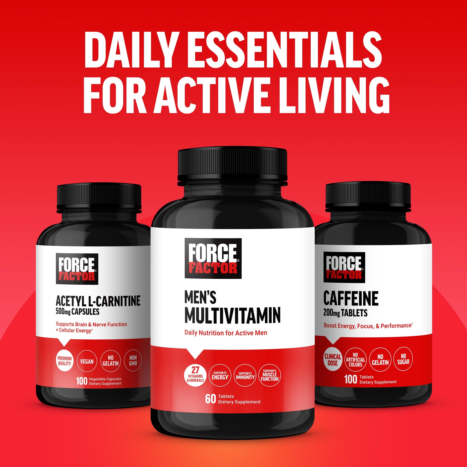 Force Factor Men’s Multivitamins, Multivitamin for Men Plus Amino Acids Supplement with 27 Vitamins and Minerals, and Phytonutrients to Support Energy, and Immunity, 60 Tablets Force Factor buy supplements canada