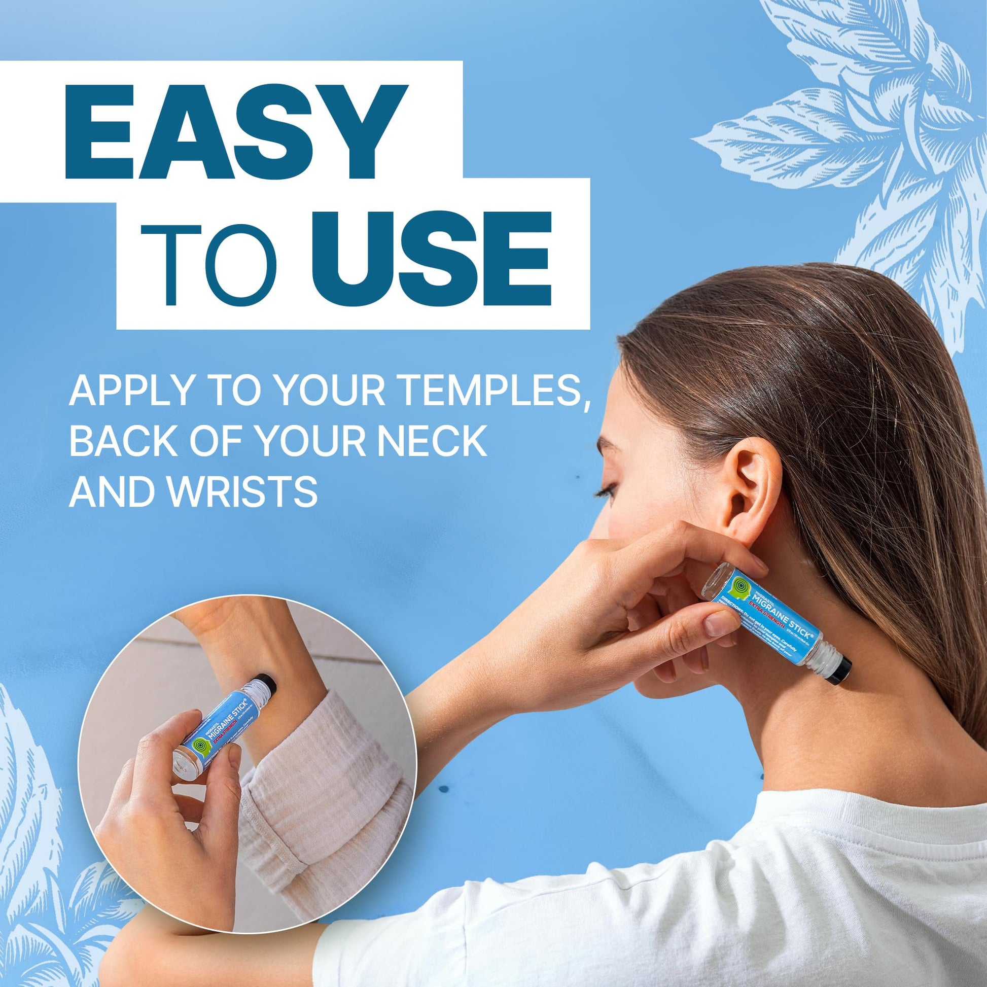 Basic Vigor Migrastil Extra Strength Migraine Stick & Topical Magnesium Cream Bundle Basic Vigor buy supplements canada
