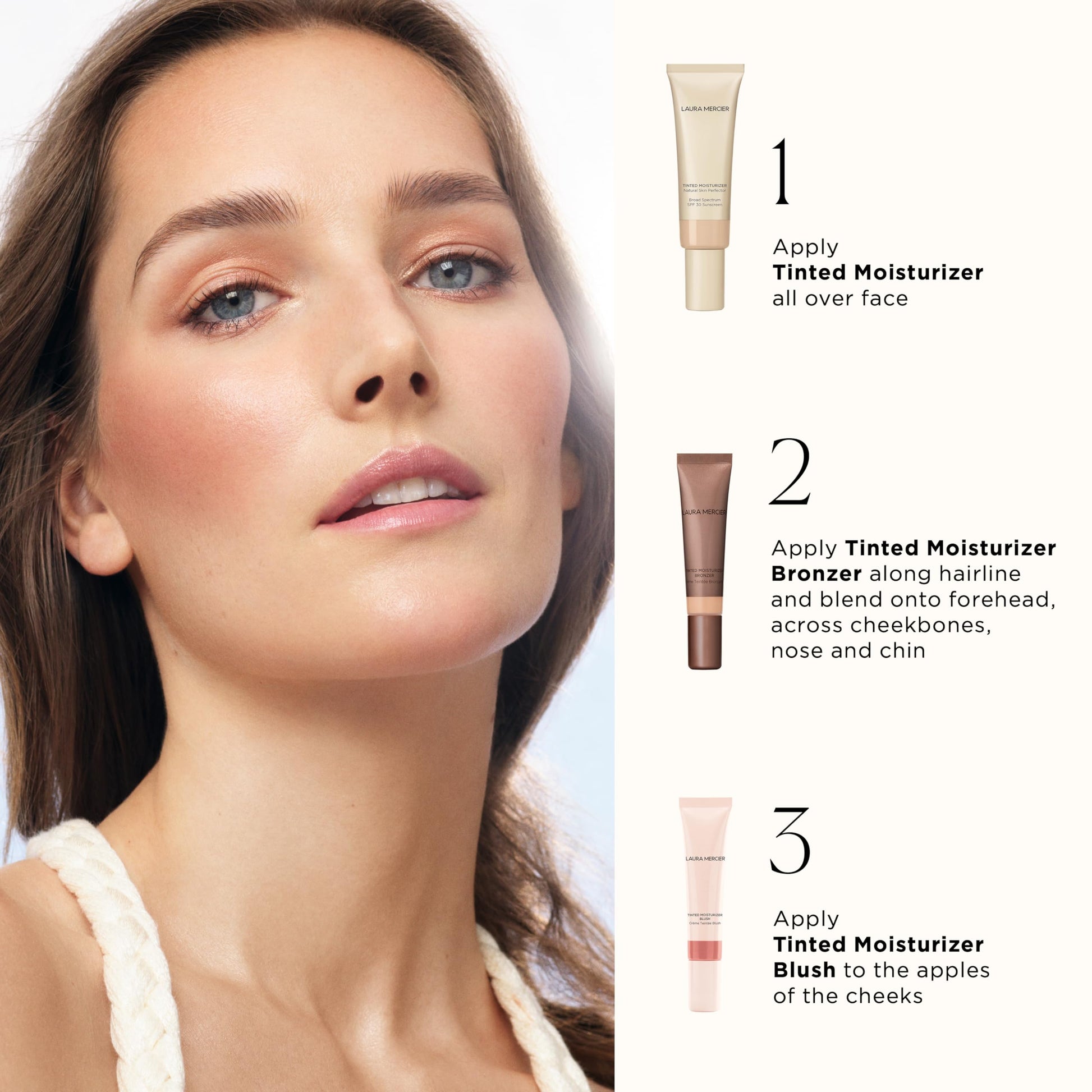 Laura Mercier Tinted Moisturizer Bronzer: Long Lasting Sheer Cream Bronzer, Weightless, Buildable Coverage, 12 HR Hydrating Wear, Non-Comedogenic, 6 Shades for All Skin Tones, Sundrop Laura Mercier buy supplements canada