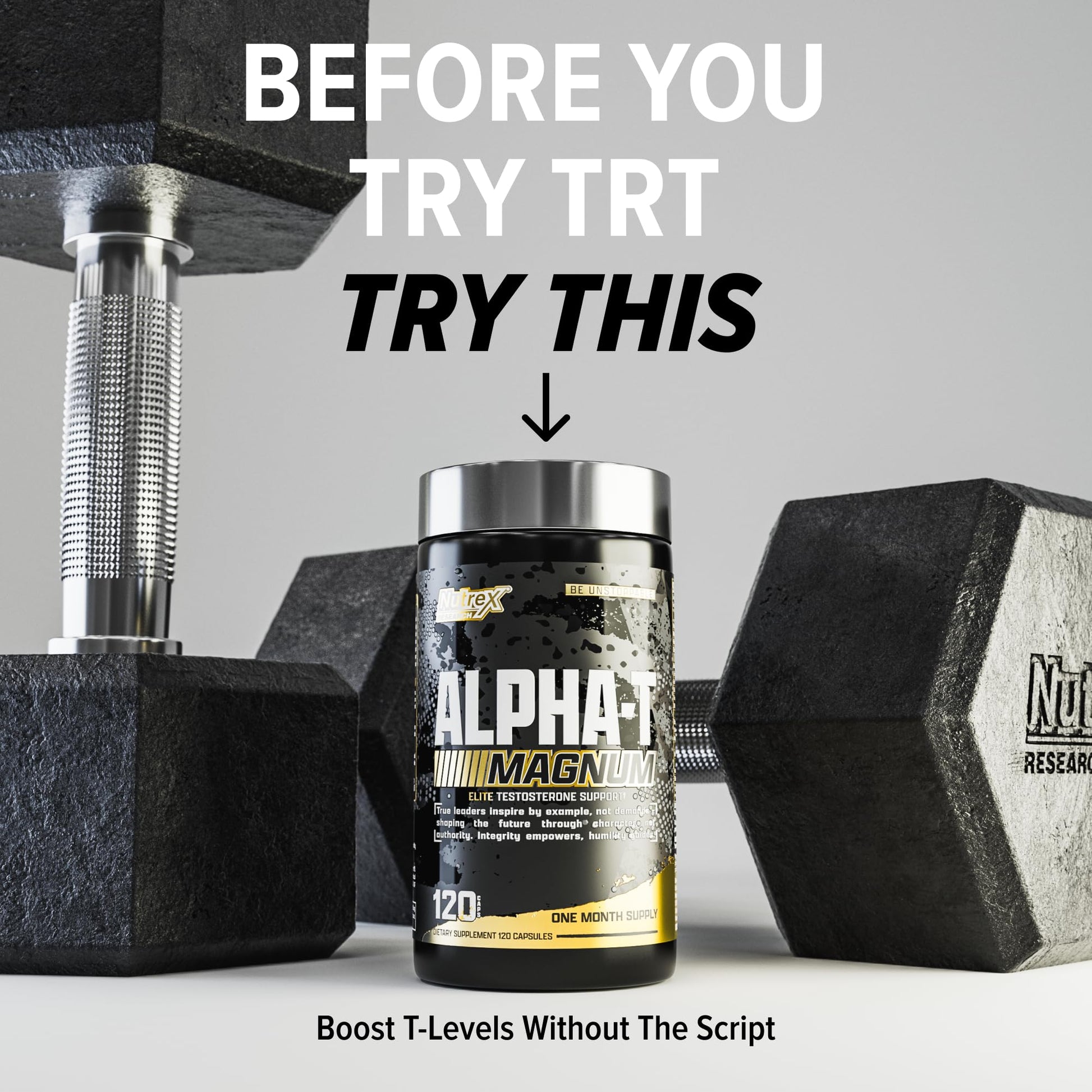 Nutrex Research Alpha-T Magnum Testosterone Support for Men | Anabolic Supplement with Tongkat Ali, Fadogia Agrestis, Shilajit and Ashwagandha | Muscle Builder for Strength, Growth & Hormone Balance Nutrex Research buy supplements canada