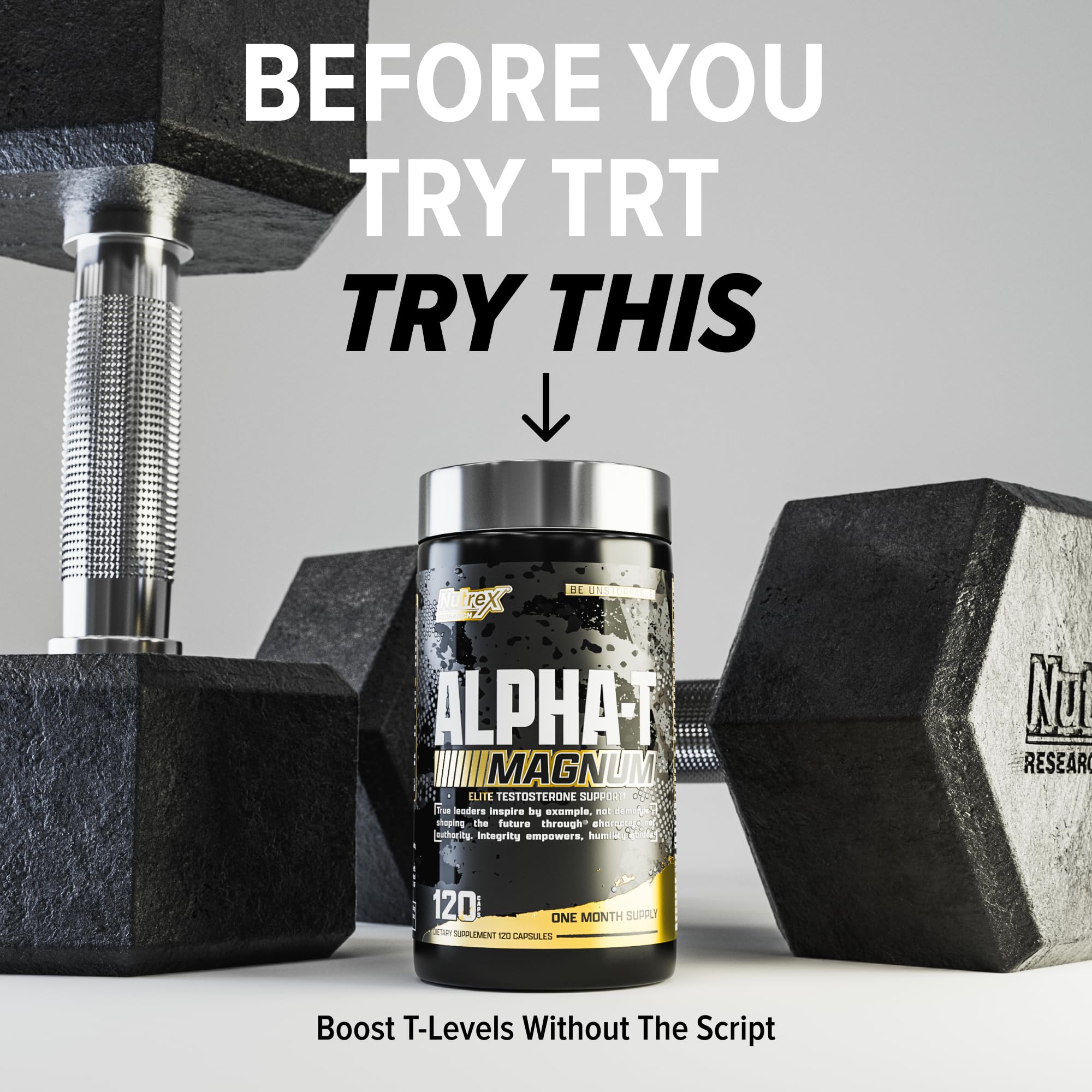 Nutrex Research Alpha-T Magnum Testosterone Support for Men | Anabolic Supplement with Tongkat Ali, Fadogia Agrestis, Shilajit and Ashwagandha | Muscle Builder for Strength, Growth & Hormone Balance Nutrex Research buy supplements canada