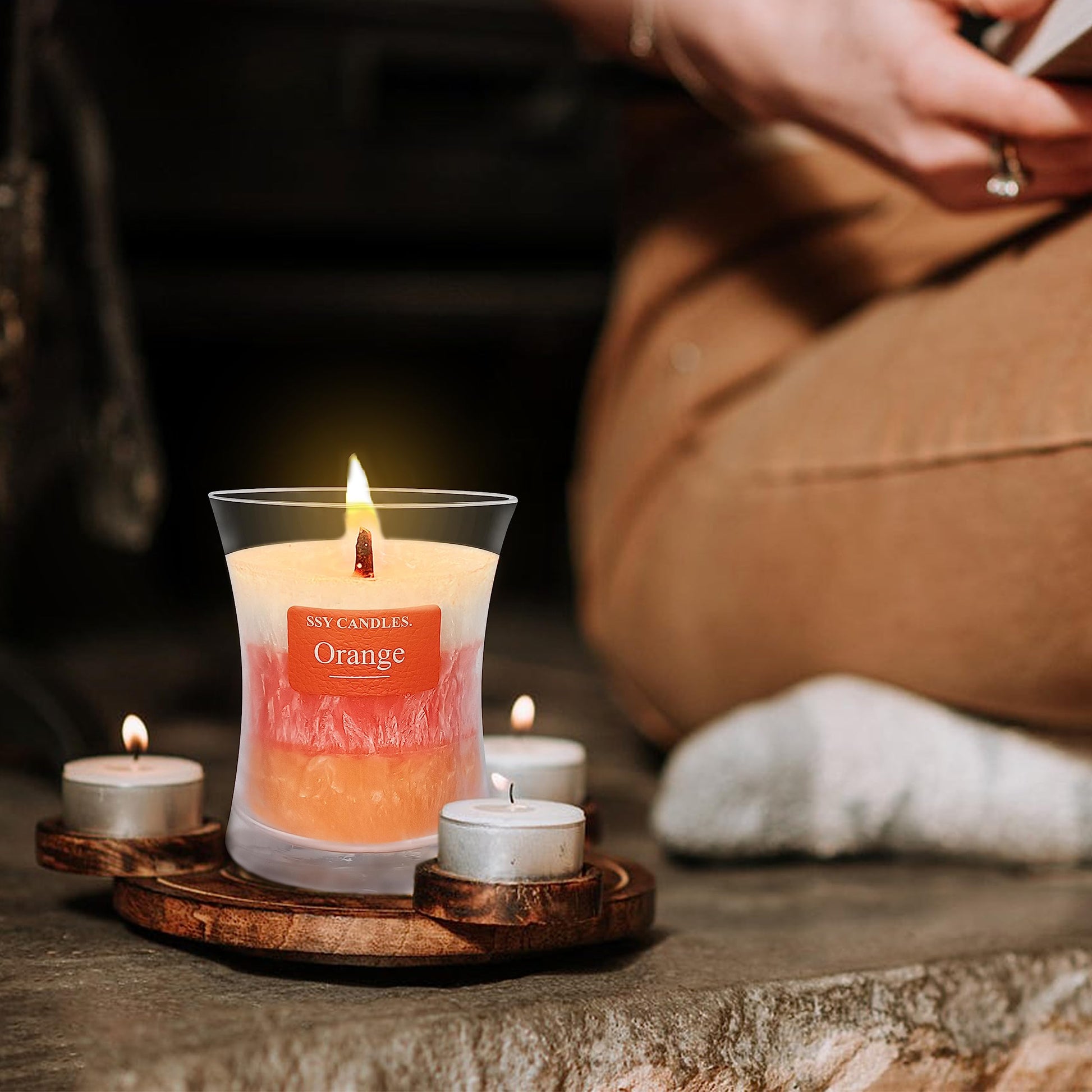 Citrus Jar Aromatherapy Candle Scented Candle Handmade Soy Candles Wood Candles Wick Fragrance SEUCRWAX buy supplements canada